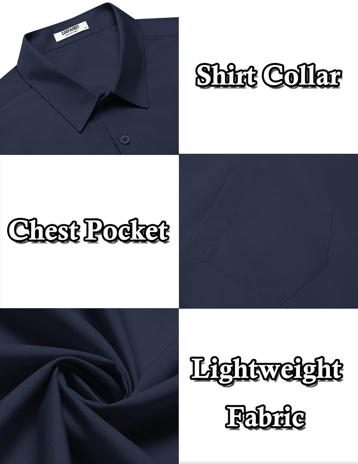COOFANDY Camisa social masculina casual, de manga curta, negócios, casual, sem rugas, com bolsos em promoção! Veja a oferta e mais achadinhos de Camisas 6 Hoje é o melhor dia para comprar COOFANDY Camisa social masculina casual, de manga curta, negócios, casual, sem rugas, com bolsos com aquele preço maroto! Promoção! Aproveite a oferta! 6