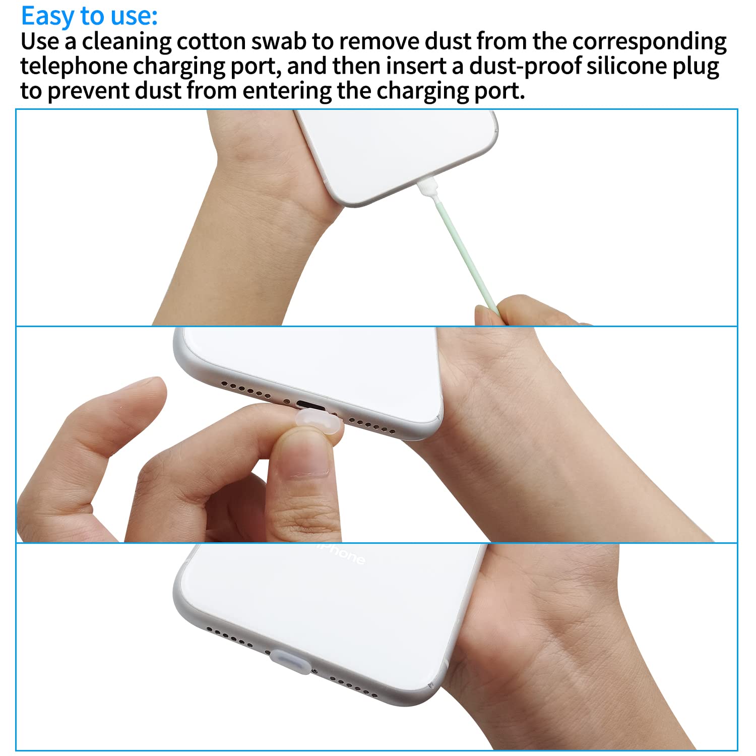 Kit Pulizia IPhone 87 Pezzi - Retine Antipolvere, Pinzette E Adesivi Per Porte Di Ricarica - Foto 6