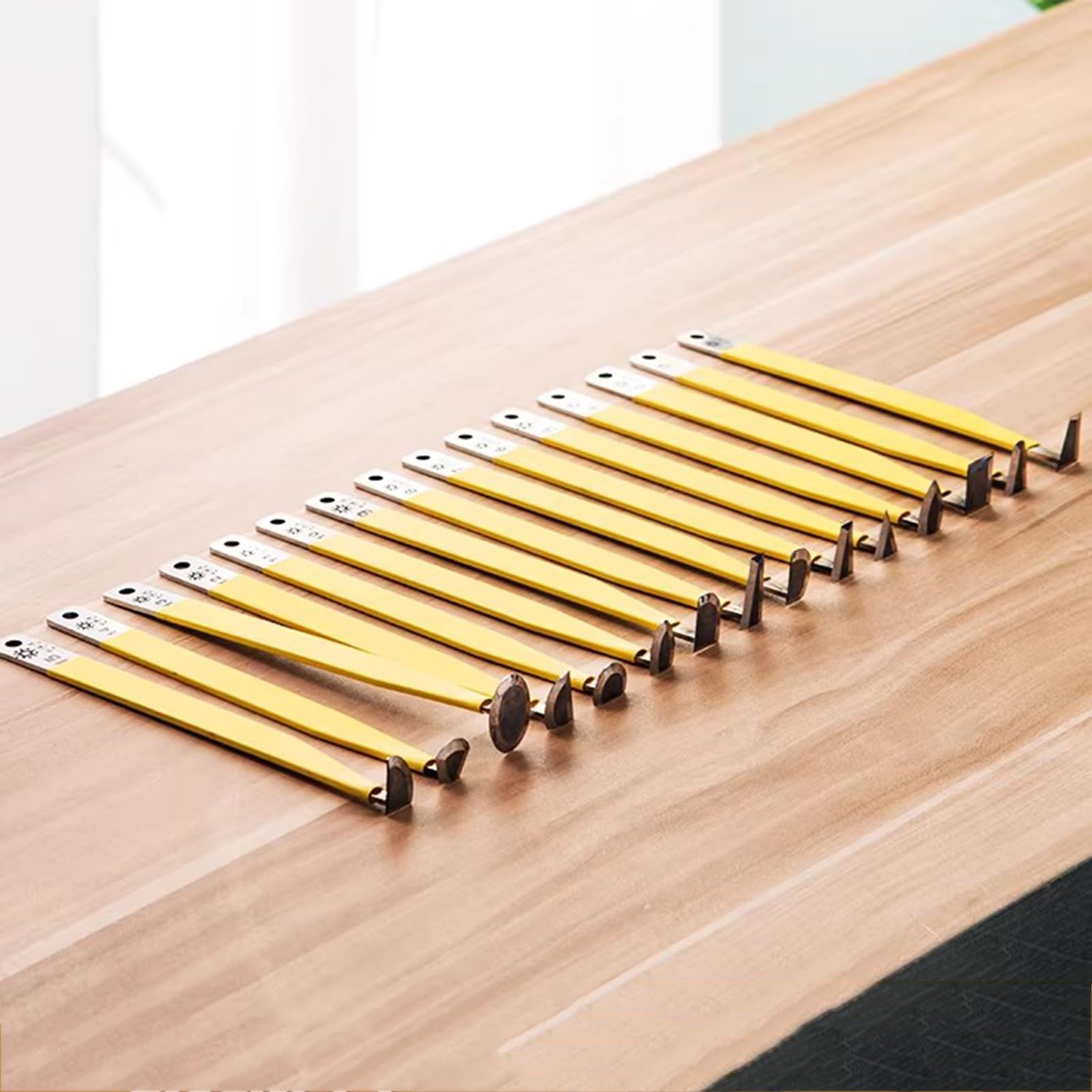 Juego de herramientas de cerámica, 15 piezas de cuchillos para escultura de arcilla de cerámica con puntas de acero de tungsteno para esculpir y modelar cerámica