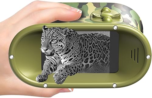 Binoculares de visión nocturna, lentes digitales – Prismáticos de visión nocturna 4K para adultos y niños con pantalla grande HD de 32 GB,