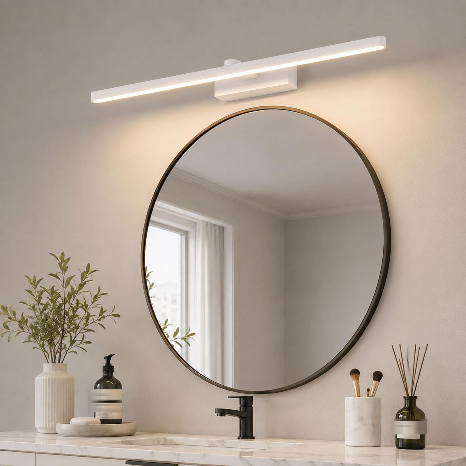 Lampa LED do Lustra 32,28 Cali, 16W Długa Lampa Łazienkowa do Lustra
