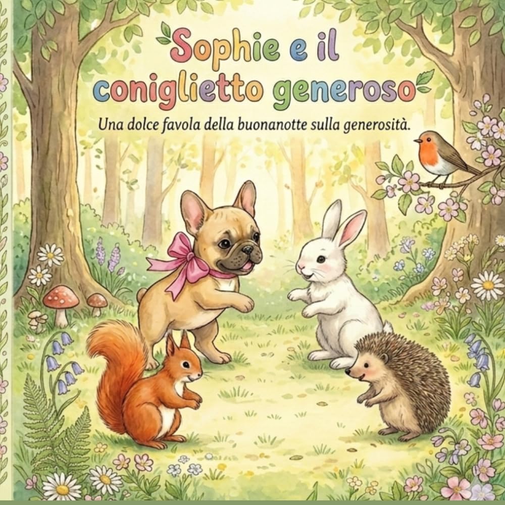 Sophie e il coniglietto generoso: Una favola della buona notte sulla condivisione (Le Favole della Buonanotte di Sophie)