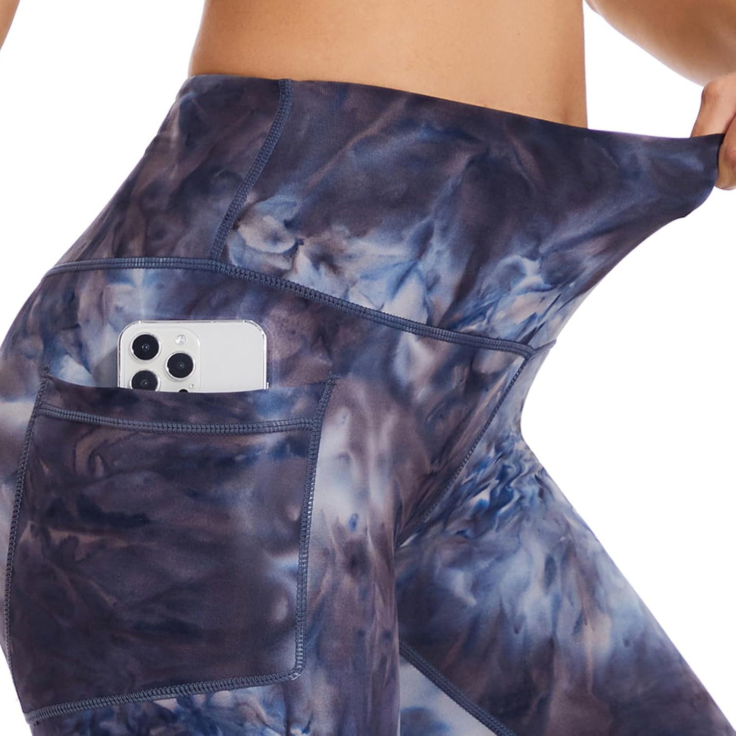 ccko High Waist Biker Shorts for Women with Pockets Workout Yoga Spandex Athletic Leggings Shorts for Gym Running - Image 3