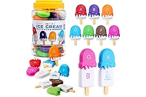 Just Smarty Alphabet Learning Toy Ice Cream Learning Activity Toys