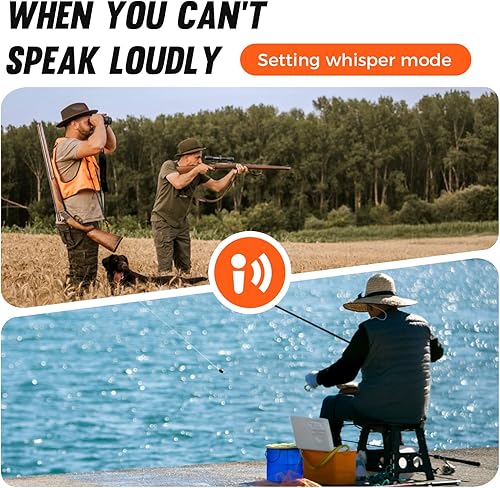 Miniatura 6 de Midd Kacy Walkie Talkies, radio bidireccional portátil GMRS de 60 canales con 121 códigos de privacidad, alertas meteorológicas SOS, NOAA, VOX,