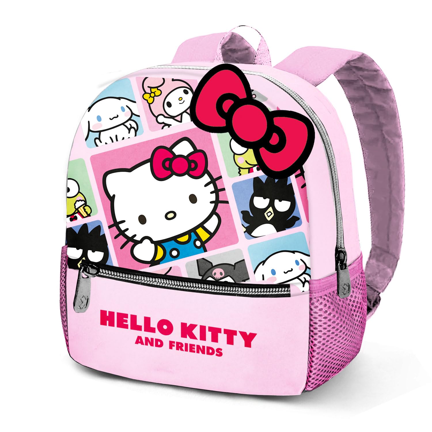 Karactermania Sanrio Hello Kitty Panels-Sweet Backpack, Multicolour, 26 x 33 cm, Capacity 9.5 L