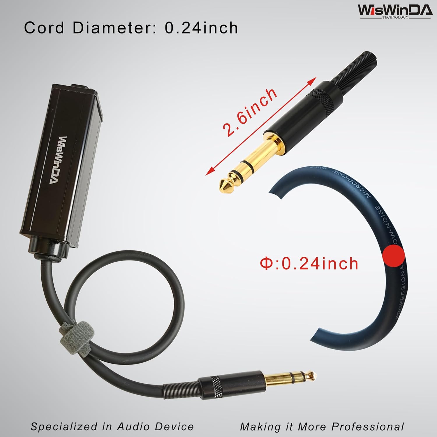 Pro 6.35 1/4" TRS/TS-1S Muti-Purpose Hum Eliminator Microphone and Audio Player Ground Loop Noise Isolator HiFi Stereo Verison Noise Filter for Different Audio Using Situation (Pro TRS/TS-1S)