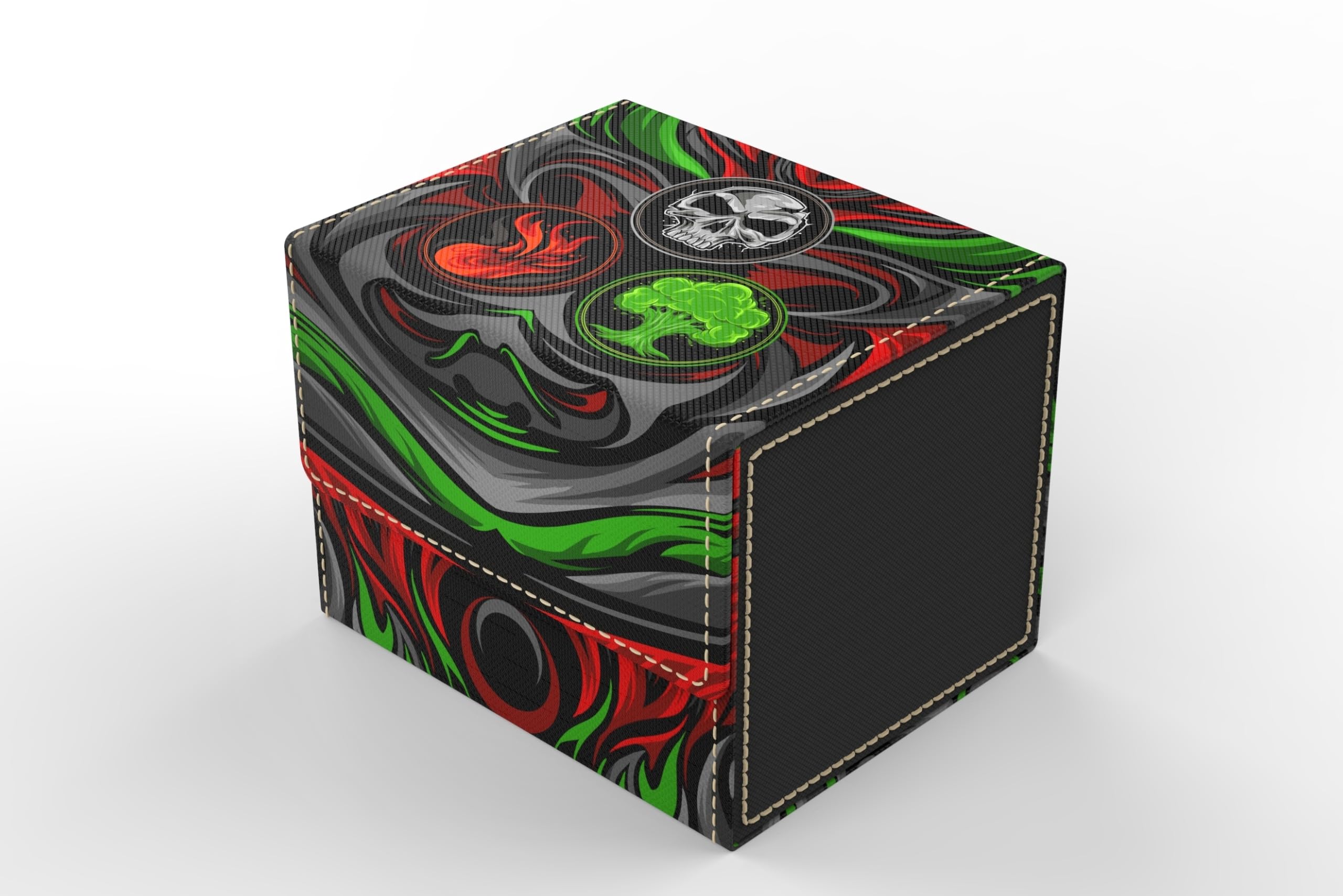 Ai Armor The Vault- TCG/MTG Color Combo Deck Boxes (Black/Red/Green)