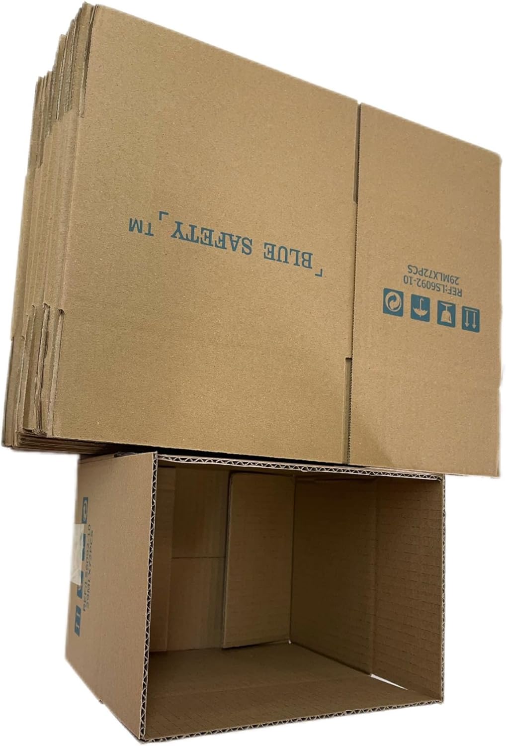 Shipping Boxes Mailers 8x5x6 inches, Corrugated Cardboard, Small Packing Kraft Moving Mailing Box, Pack of 100 PCS