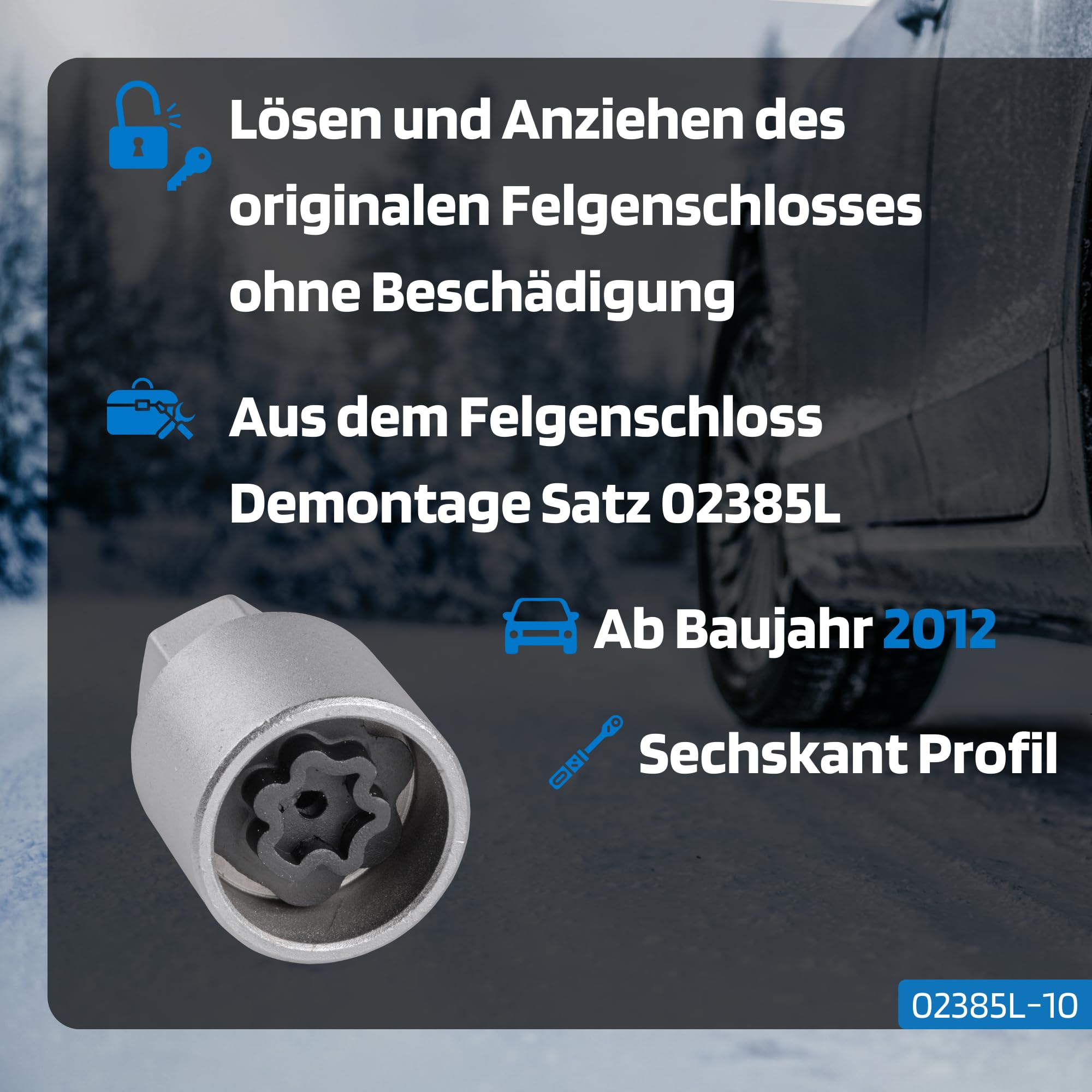 SW Stahl Mercedes-Benz Spezialwerkzeug 02385L-10 310 - Präzisionsaufsatz | Zubehör für Diagnose & Wartung, passend für MB Werkstattsysteme, kompakt für Motorraum & Reparatur im Kfz-Bereich