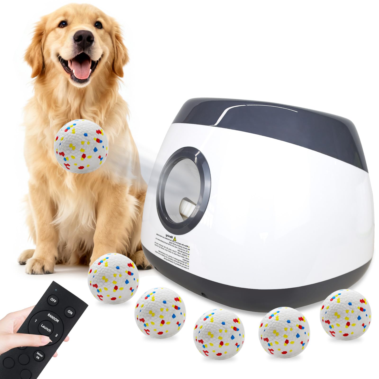 MEKAPLE Automatic Dog Ball Launcher