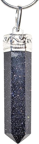 Zenergy Gems - Dije perfecto con piedra preciosa natural cargada del Himalaya, cadena de plata de 20, corazón de carga de selenita incluido