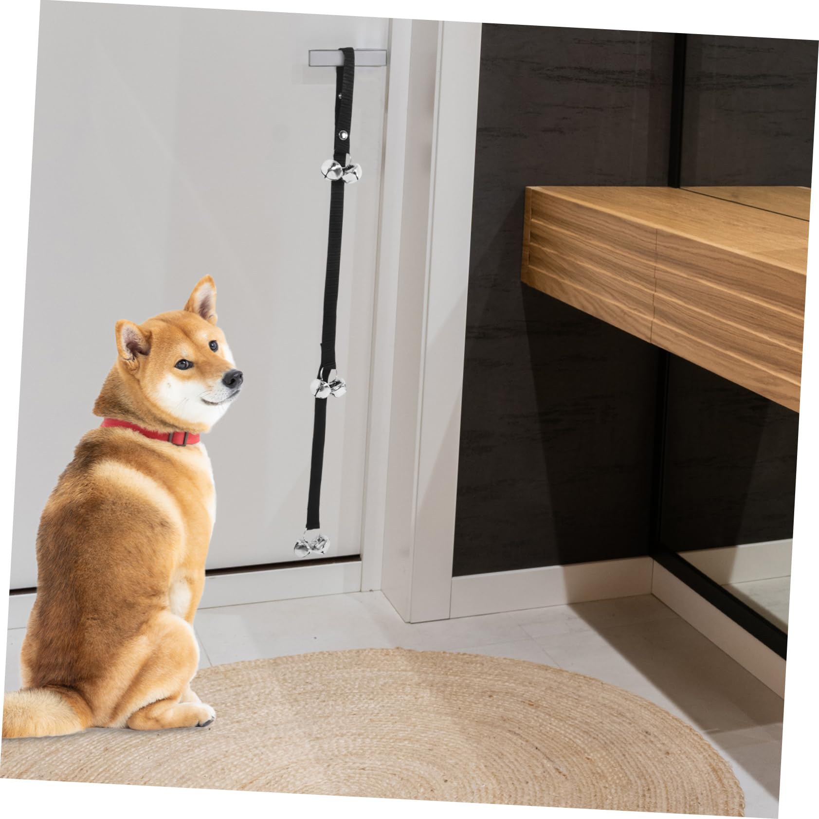 HAPINARY Home Interior Dog Bell Dog Doorbells Training for Potty Wear-Resistant Dog Doorbell for Pet Communication