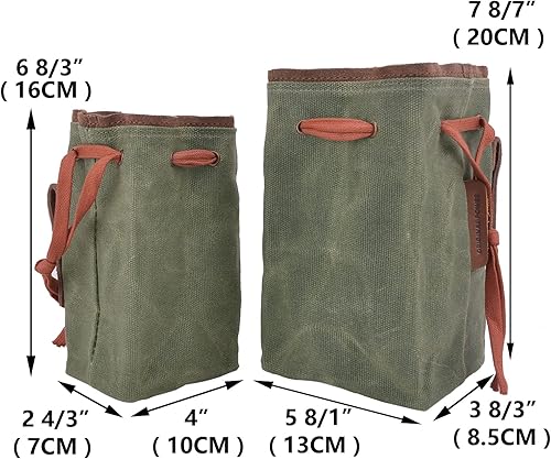 Miniatura 3 de Tas Trost Bolsa de munición con cordón, bolsa táctica para cinturón de municiones para .30-06, bolsa de cartucho, bolsa de almacenamiento para rifle