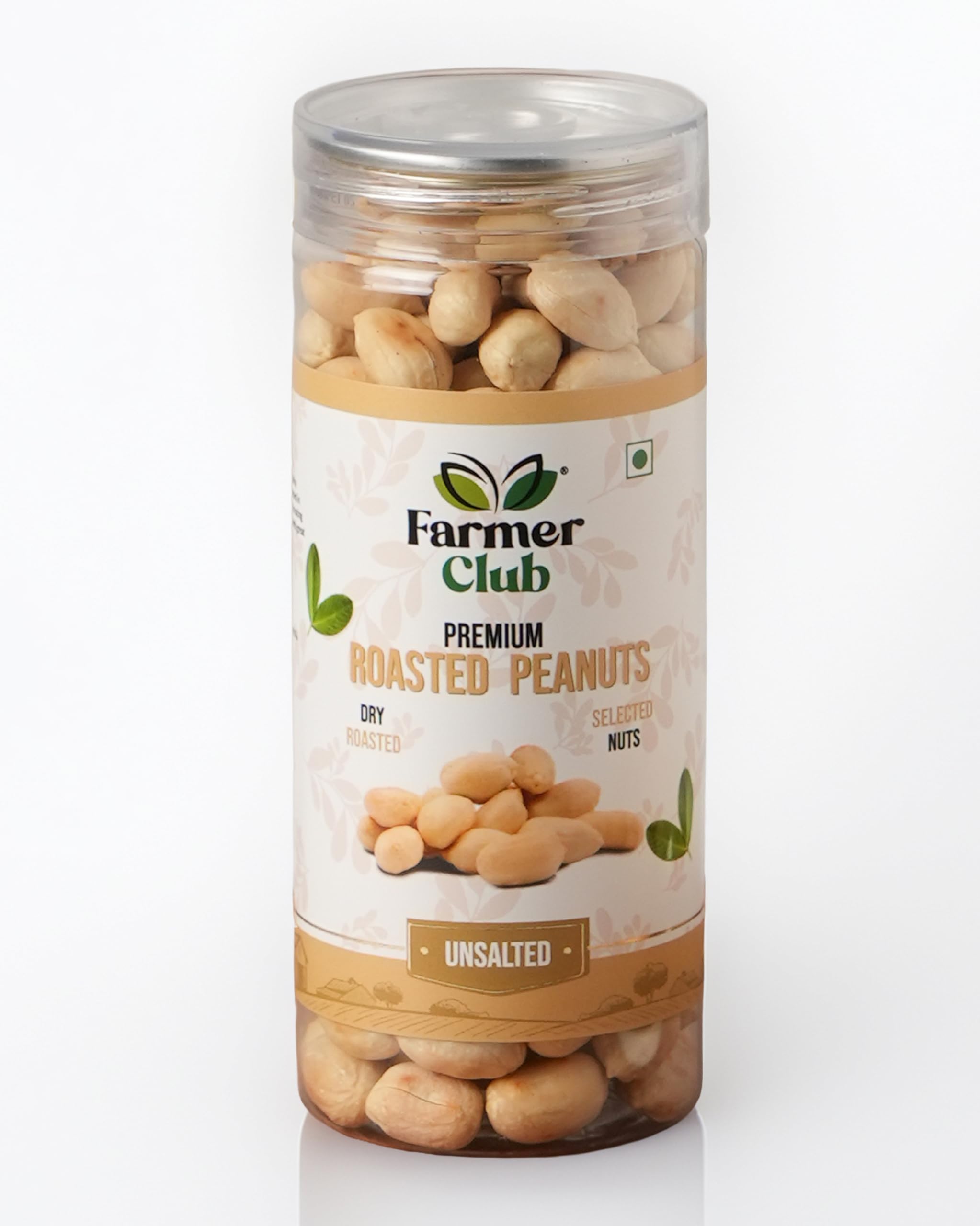 Farmer Club Premium Unsalted Roasted Peanuts 180 g | Jumbo Peanuts