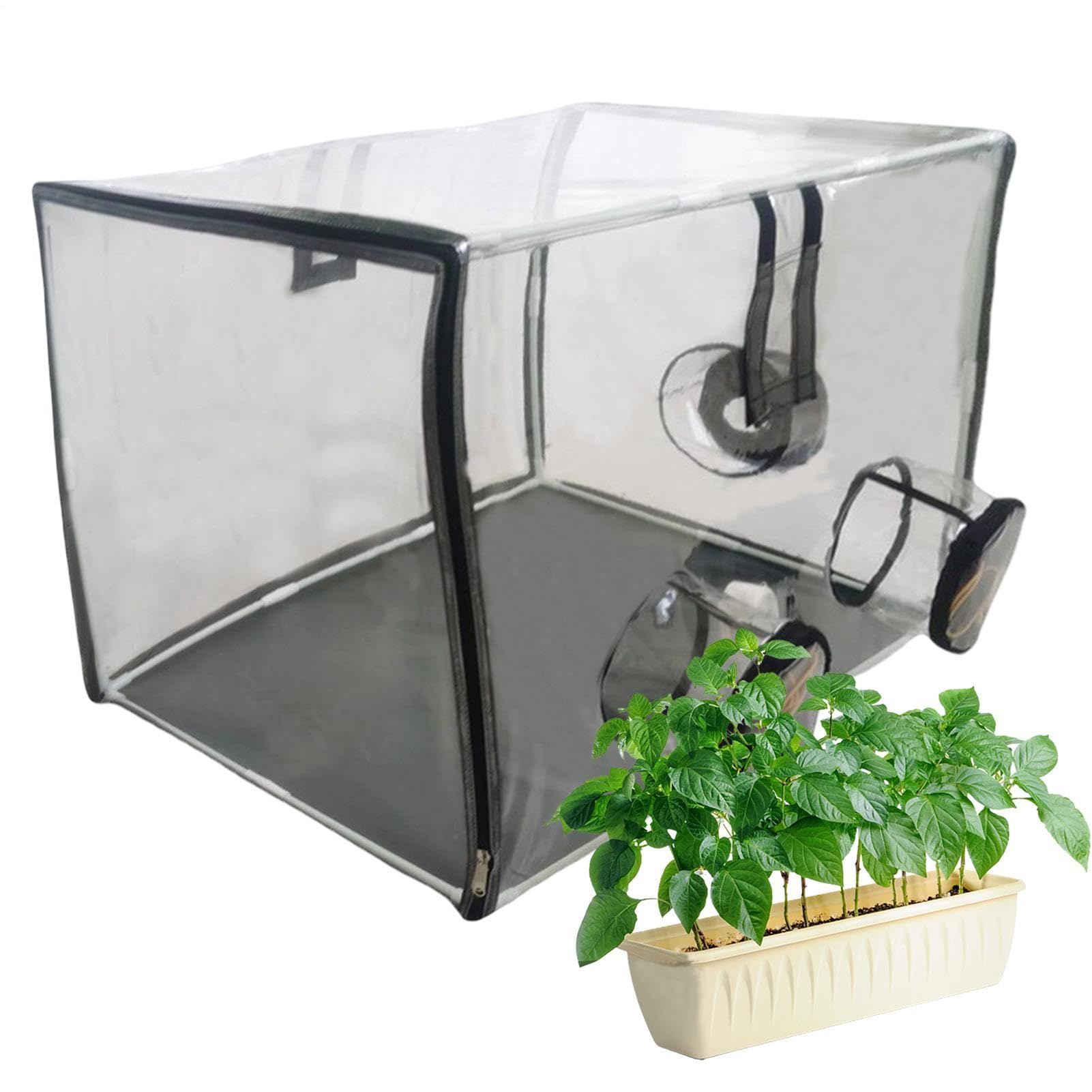 Mini paraspruzzi, guarnizioni resistenti ai raggi UV, 31,5 x 19,69 x 19 | 69 cm (31,5 x 19,69 x 19,69 cm) Pale per pilota Mit 3 Öffnungen Witwen GartenGift Für Frauen Männer