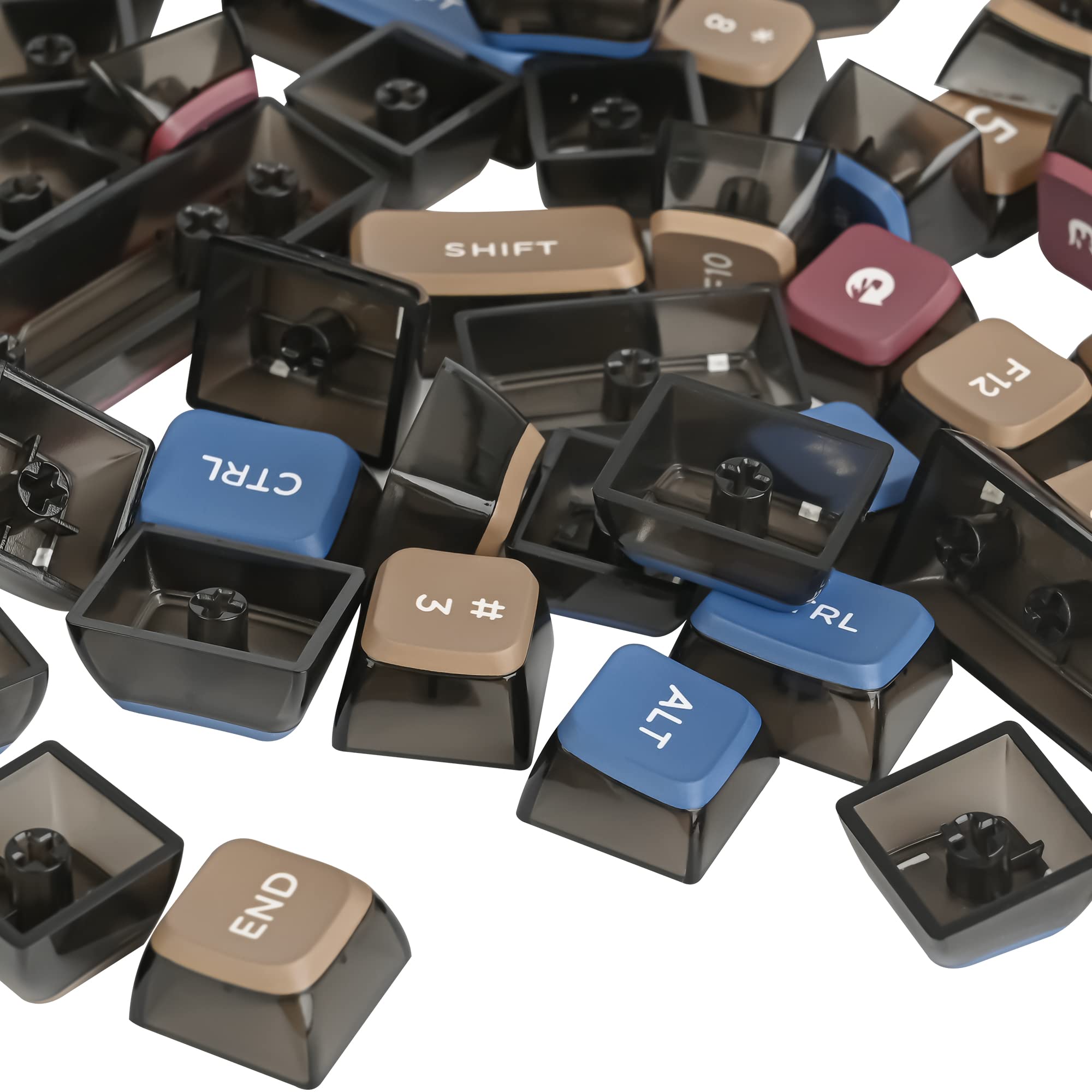 Amazon.co.jp: Ussixchare 120 キー ASA プロファイル PBT 三色