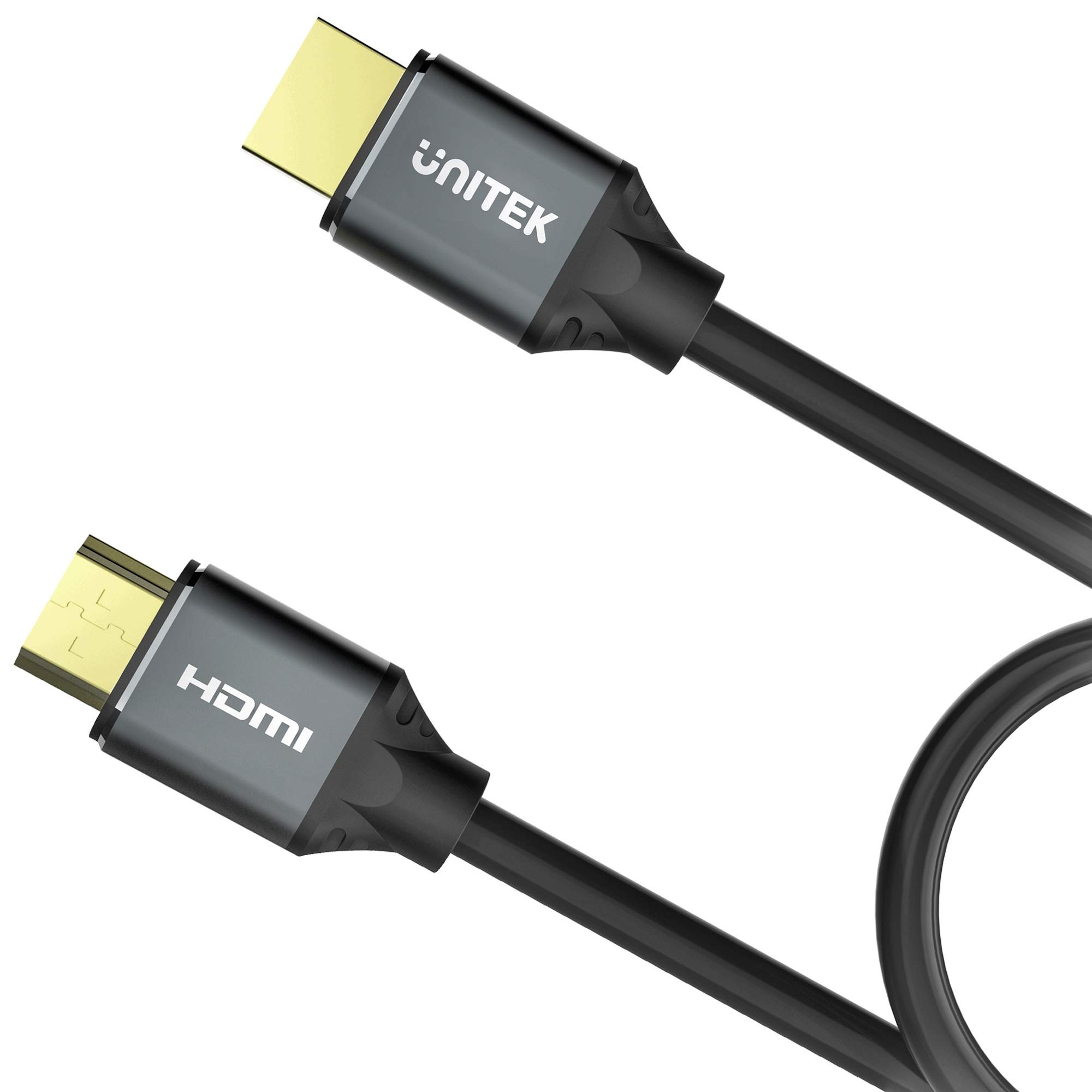 Unitek HDMI 2.1 Kablo 2M 8K │ Ultra Yüksek Hızlı HDMI Sorunsuz 8K@60Hz, 4K@120Hz │ Dinamik HDR 10 +, Dolby Vision, eARC │ OLED TV, Gaming, Xbox Series X, PS5 için │ Alüminyum fişler, esnek
