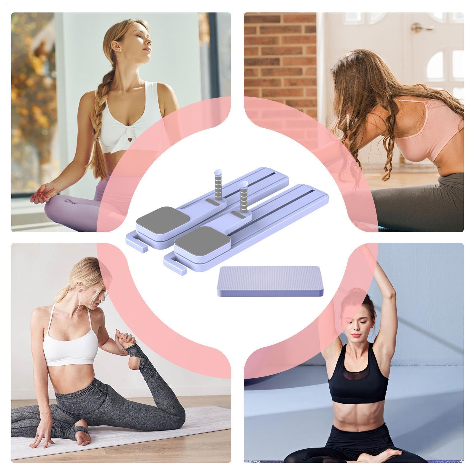 Tavola Pilates Reformer Attrezzo per Allenamento dei Muscoli Addominali | Tavola Allenamento Addominale Ideale per Casa, Yoga, Palestra, Ufficio, Soggiorno, Studio Fitness, Camera da
