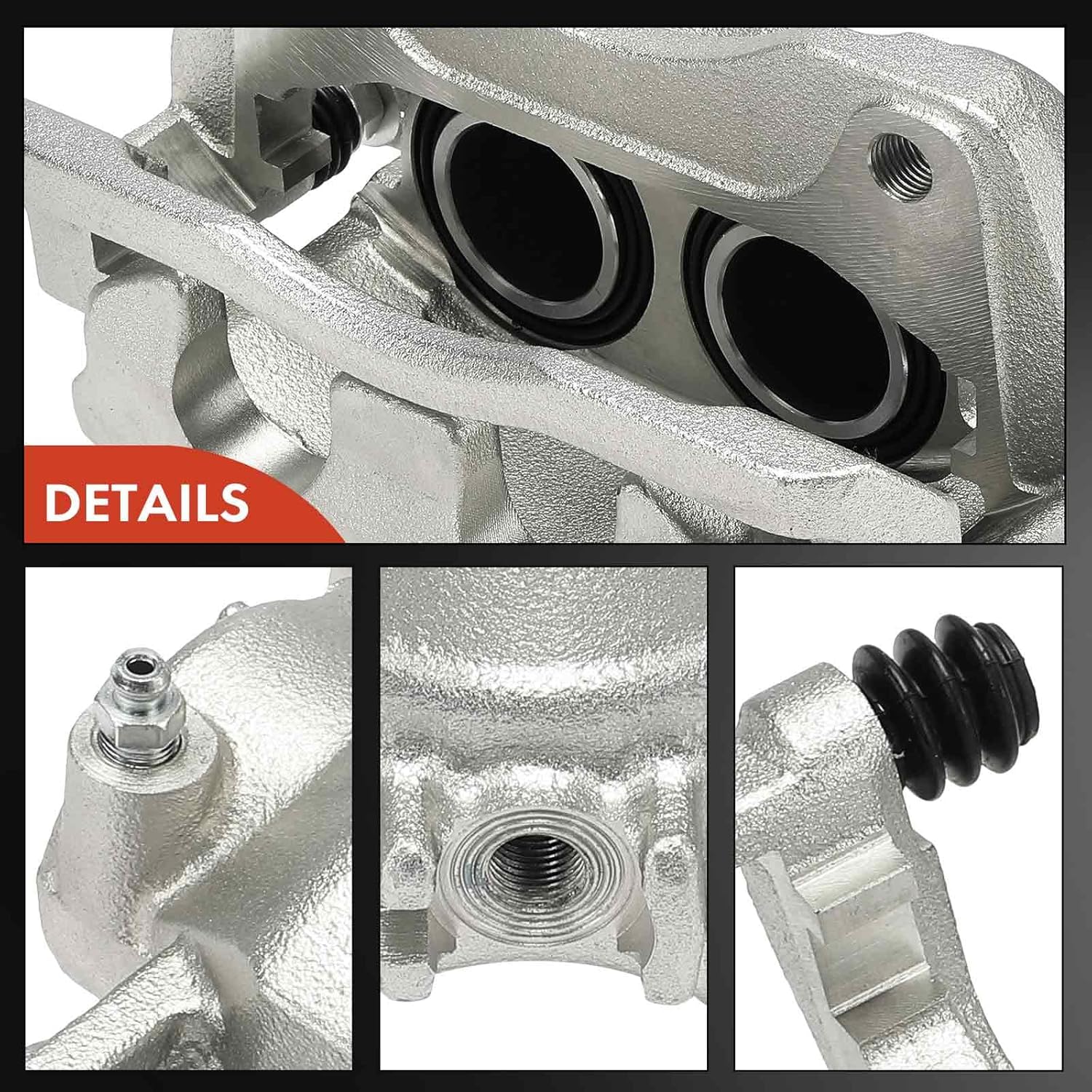 A-Premium Disc Brake Caliper Assembly with Bracket Compatible with Honda Odyssey 2018-2023 - Front Right Passenger Side, Replace# 45018THRA01