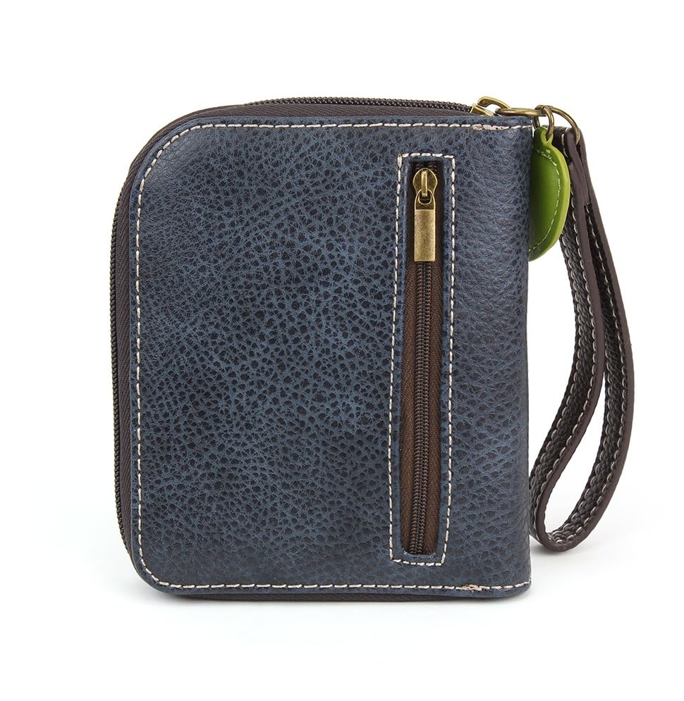 Image of CHALA Zip Around Wallet, Wristlet, 8 Credit Card Slots, Sturdy Pu Leather
