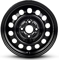 RoadReadyWheels 14 Inch Black Painted Wheel Rim for 1993-2002 Toyota Corolla - OE Direct Replacement