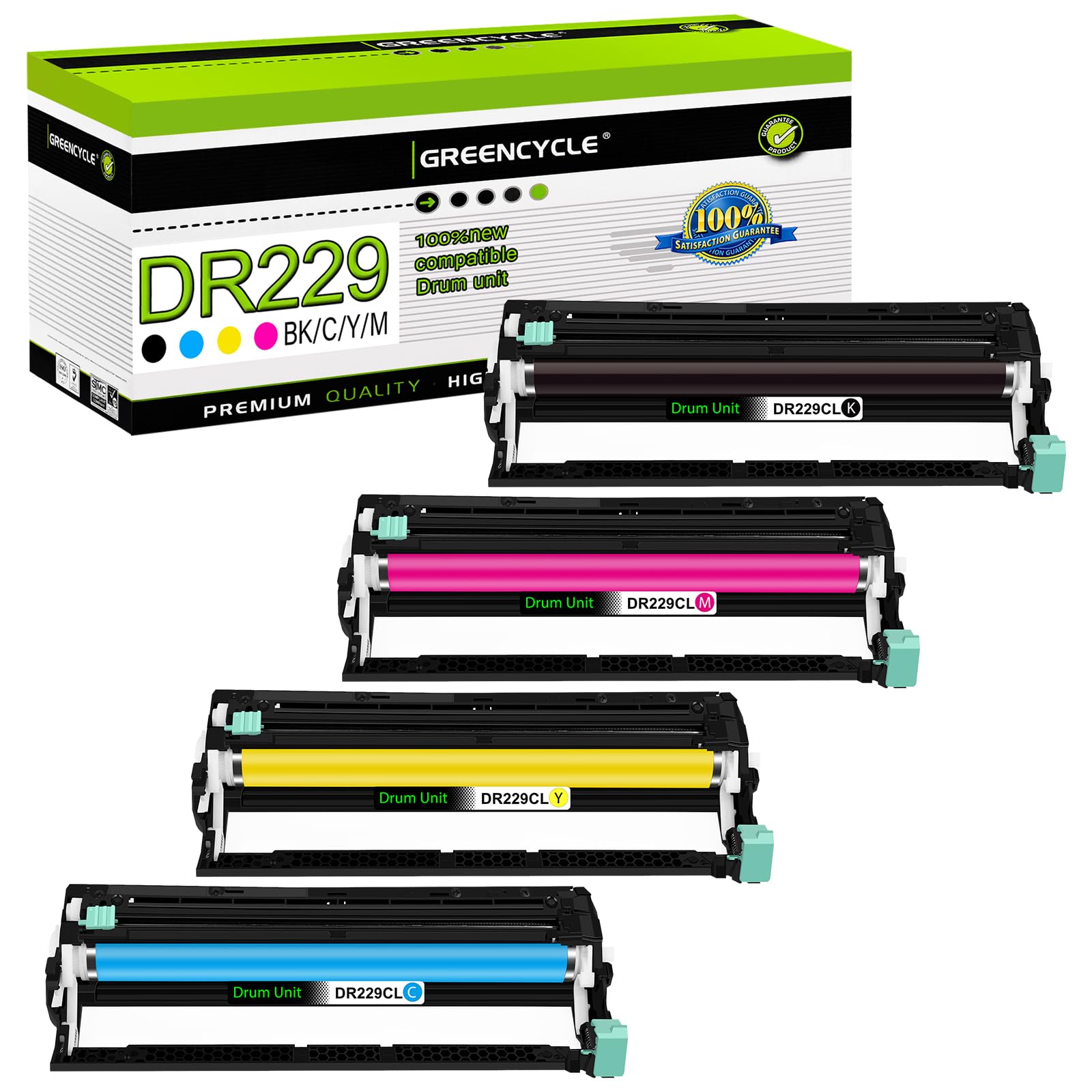 DR229CL Drum Unit (Not Toner) Compatible Replacement for Brother DR229 TN229 TN229XL Work with MFC-L3720CDW MFC-L3780CDW MFC-L3765CDW HL-L3220CDW HL-