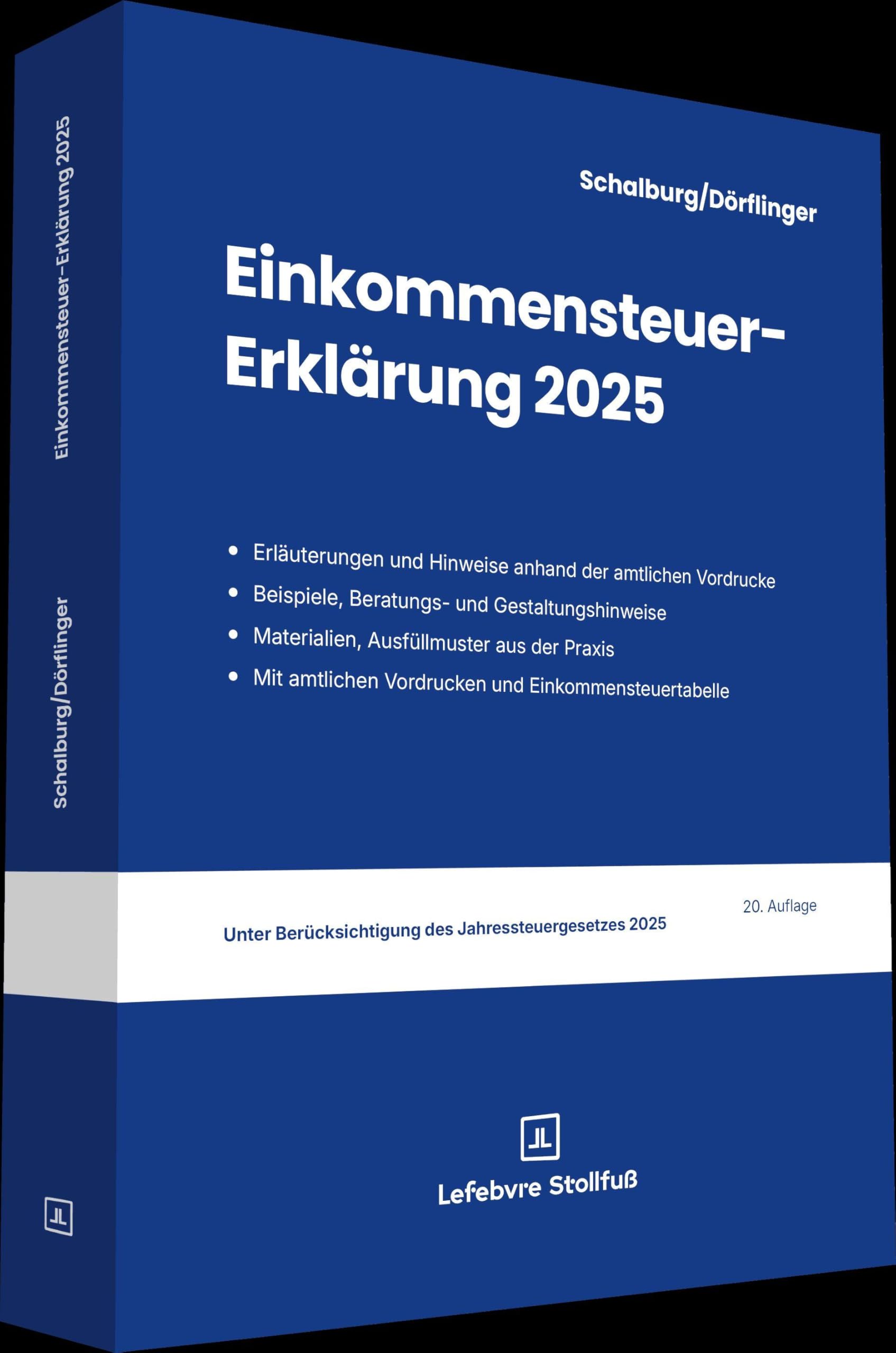 Einkommensteuer-Erklärung 2025 (Stollfuss-Ratgeber)