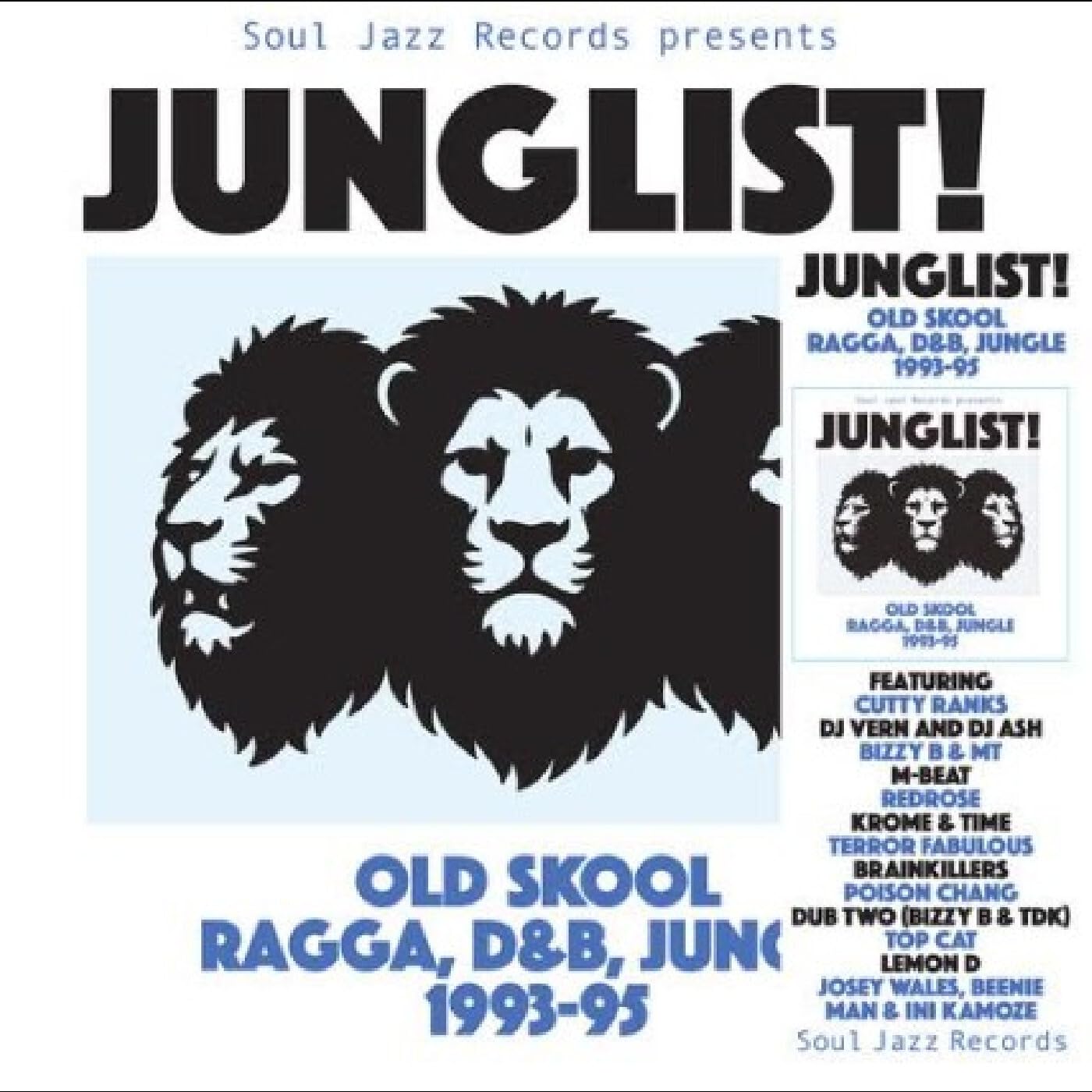 VARIOUS - Junglist!: Old Skool Ragga D&B Jungle 1993-95 - Vinyl (gatefold 2xLP)