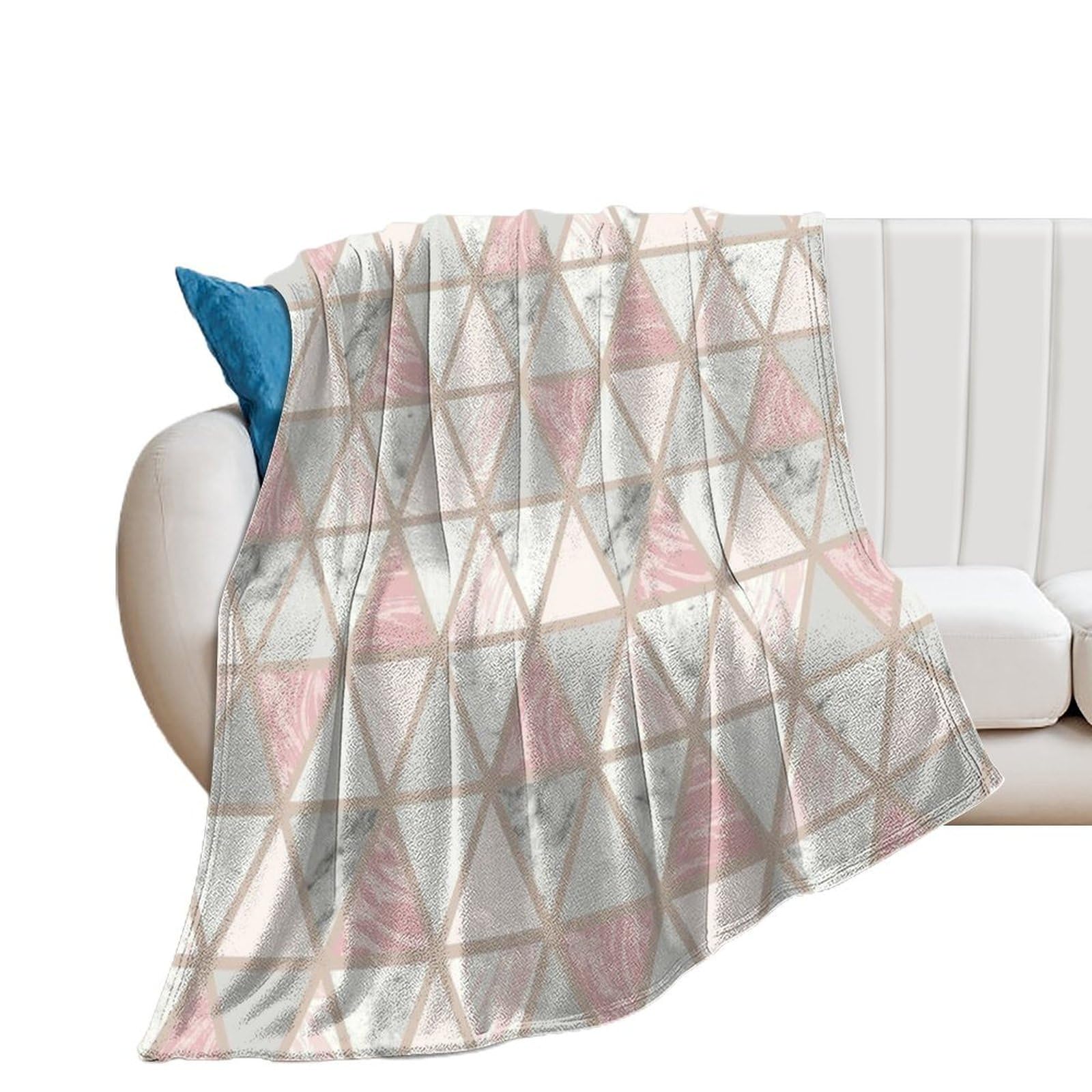 Couverture en flanelle imprimé chat siamois sur le mur et fleurs