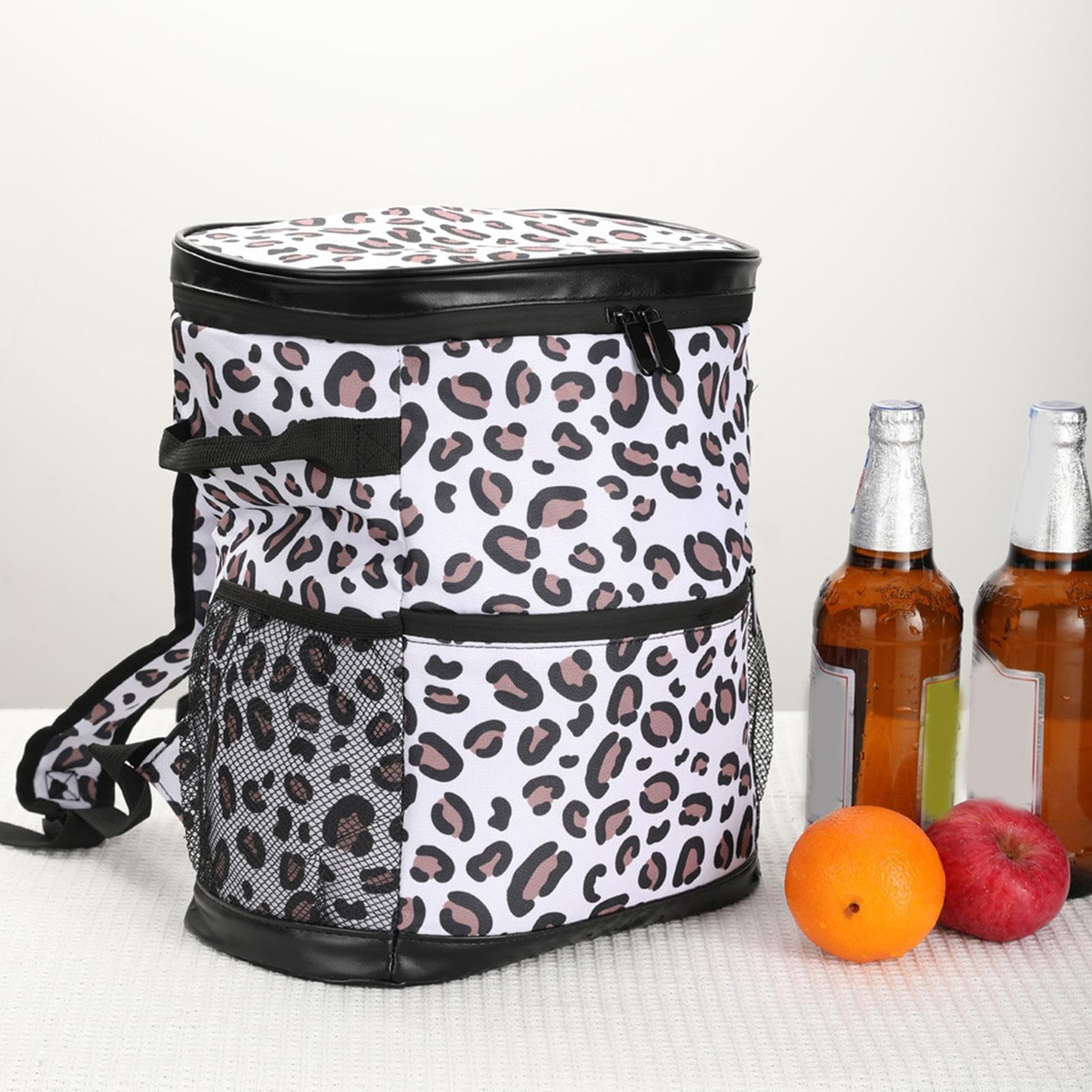 Zaino termico, borsa termica impermeabile per spiaggia, campeggio, pesca, lavoro, golf, picnic, resistente, in tessuto Oxford, ideale per viaggi e costruzioni
