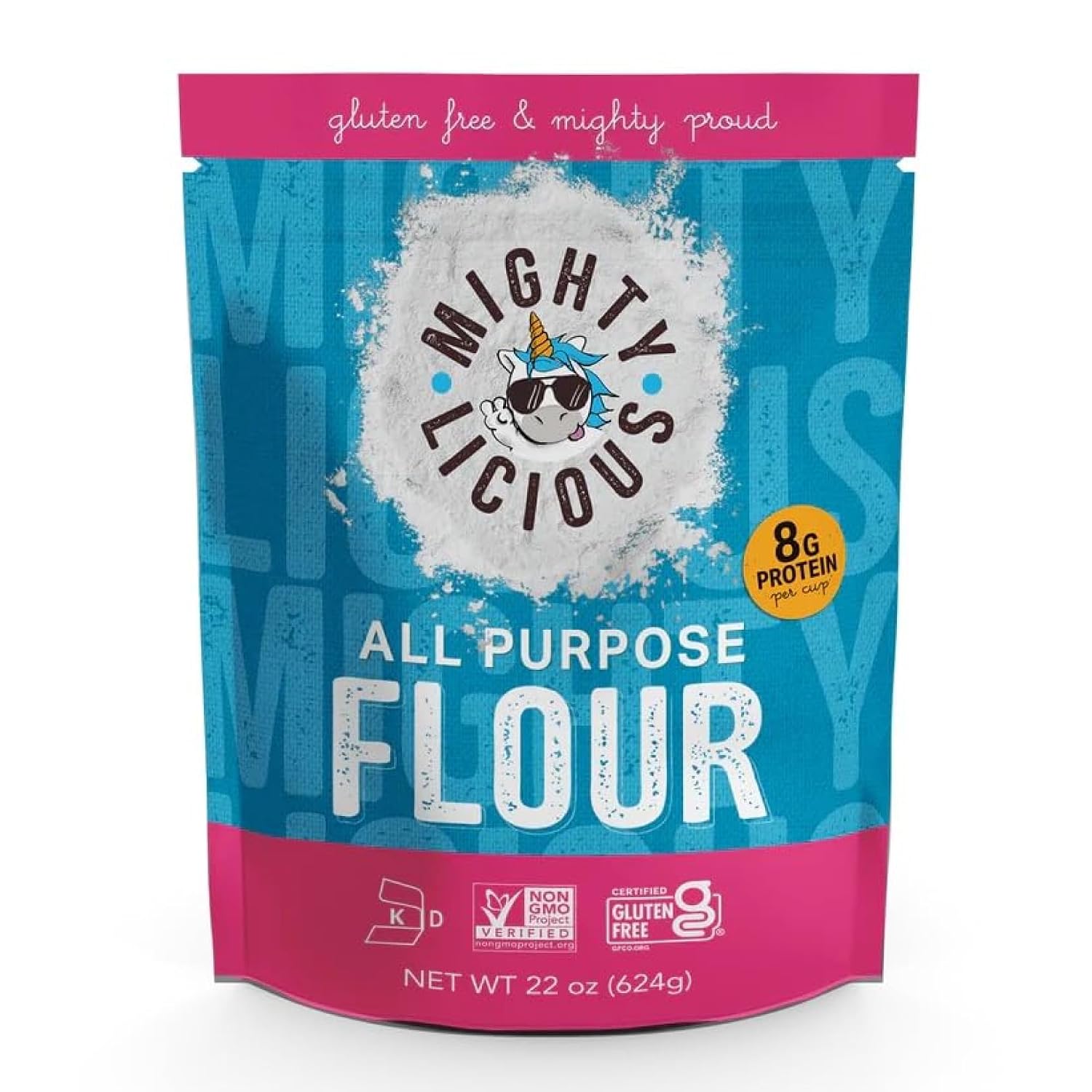 MIGHTYLICIOUS All-Purpose Superfine Rice Flour 22 Ounce (Pack of 1)