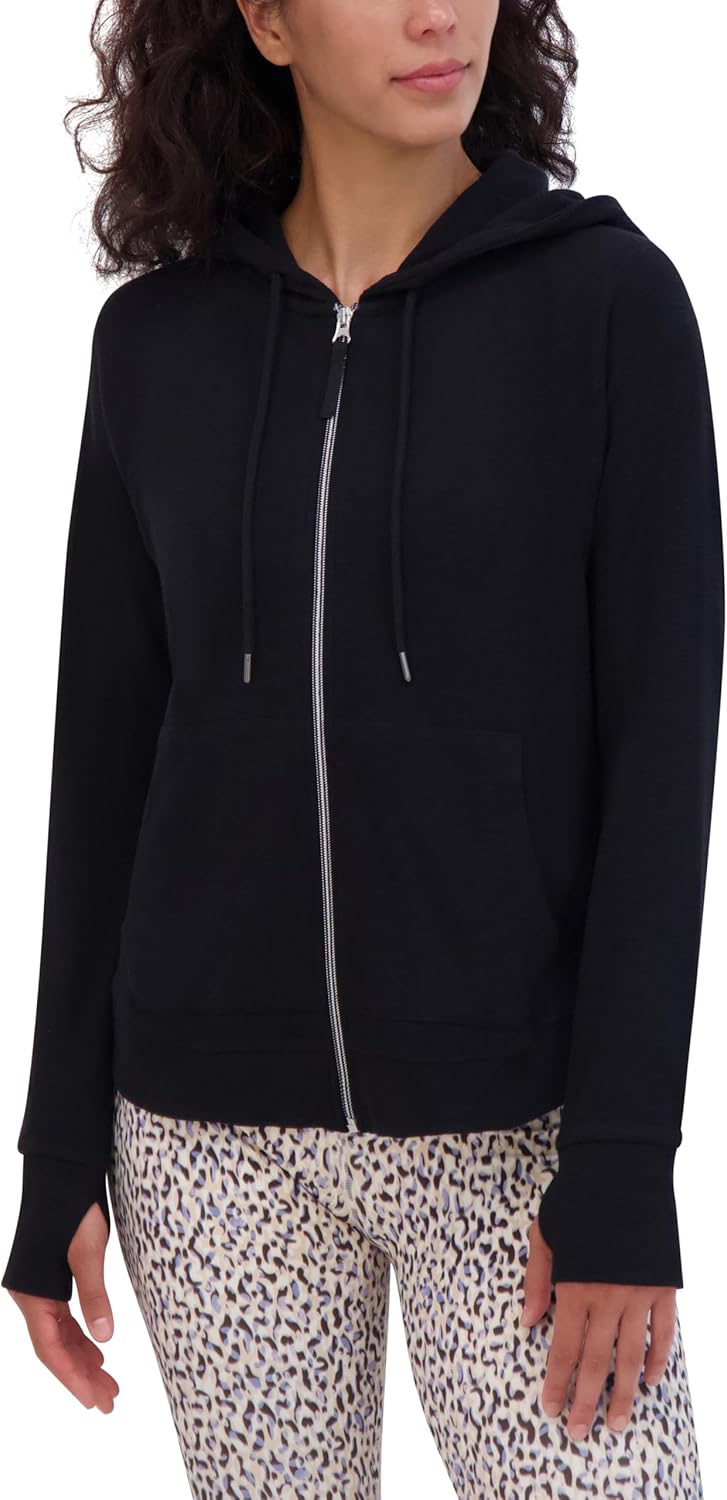 Sage Collective Women's Full Zip Hoodie – Buttery Soft Fabric, Drawstring Hood - Image 2
