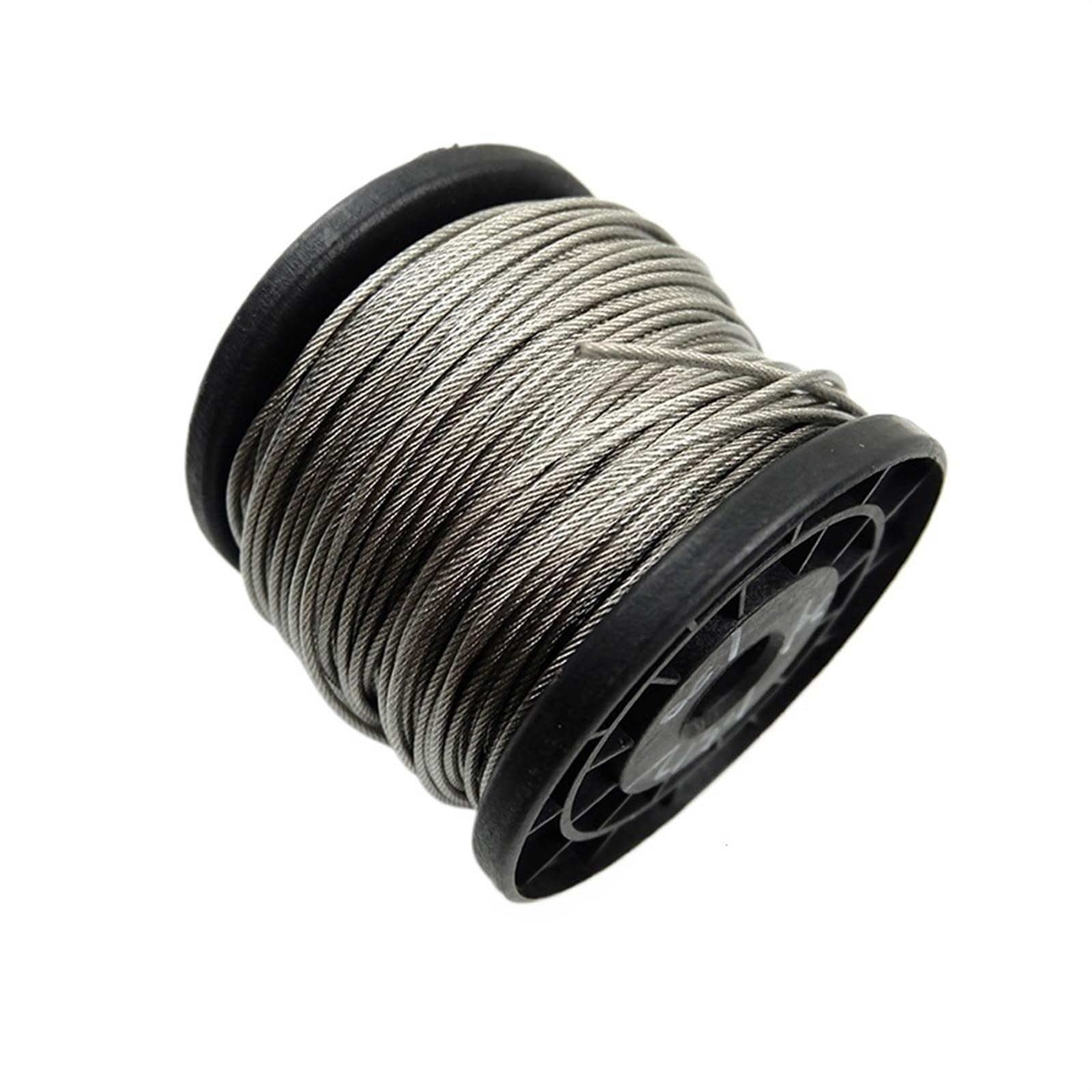 100 Meter 0,5/0,6/0,8/1/1,2/1,5/2 mm Stahl PVC-beschichtetes flexibles Drahtseil Weiches Kabel Transparente Wäscheleine 304 Edelstahl (Size : 0.5mm 1x7)