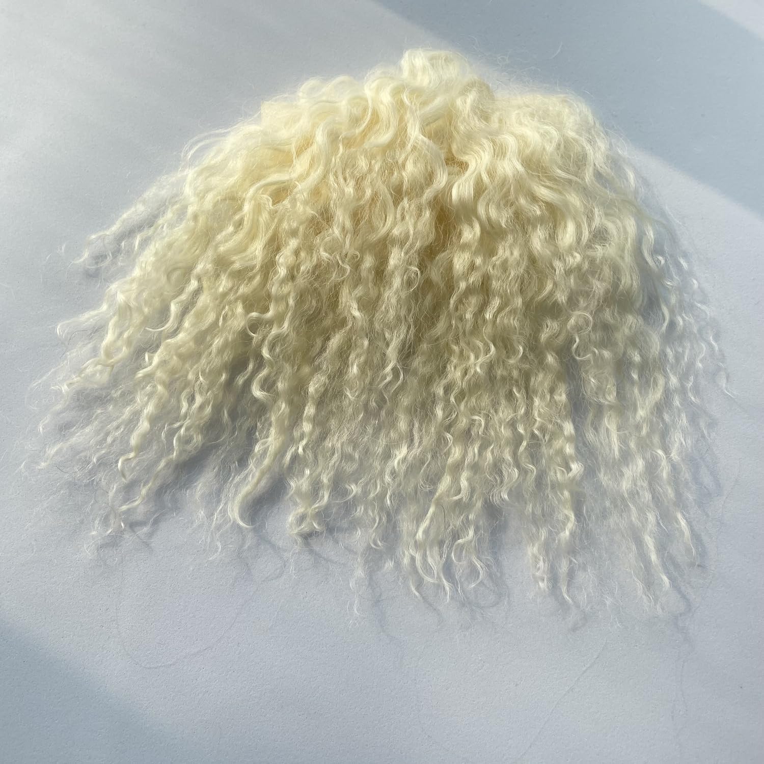 Diege Doll Hair Hand Dyed Wool Fiber for Making Doll Hair and Figurine