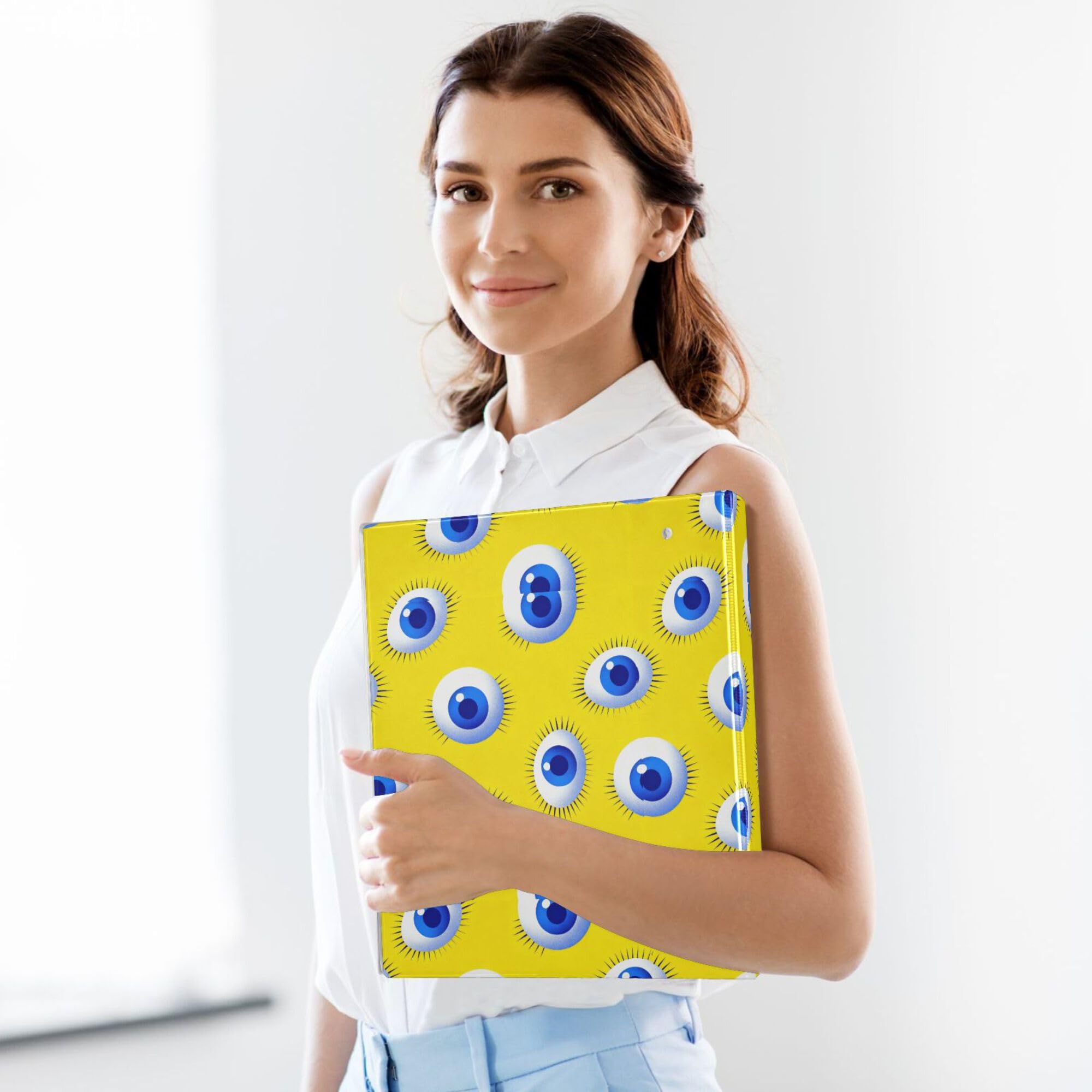3 raccoglitori ad anelli da 1 pollice e mezzo con tasche 1/2 confezioni raccoglitore per studenti universitari con copertina rigida