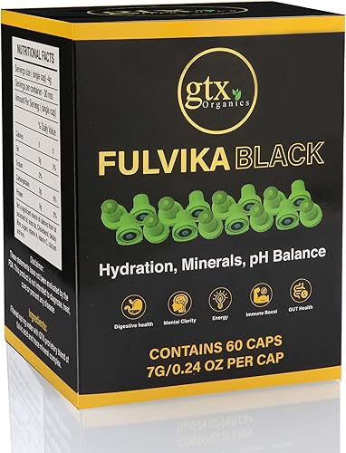 Miniatura 2 de Suplemento de minerales traza en tapas de botellas (60 porciones) (sin sabor)  74 minerales traza de ácido fúlvico puro húmico y puro  concentrado,