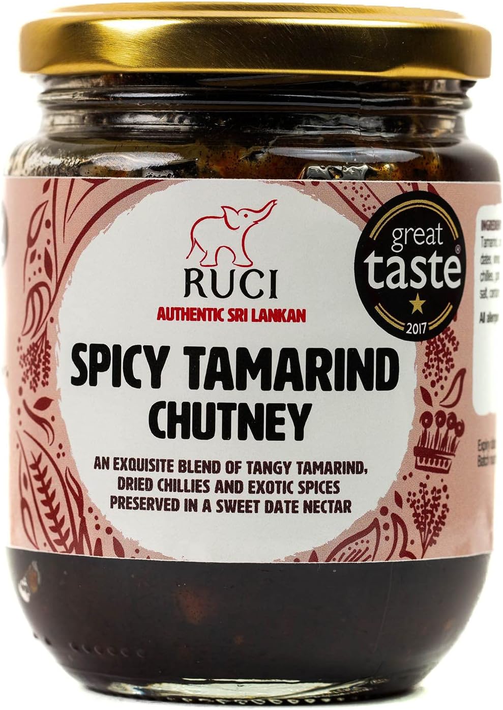 RUCI - Taste of Sri Lanka -Best Spicy Tamarind Chutney. Great Taste Winner - Ready to eat and Perfect with Traditional Sri Lankan Food!