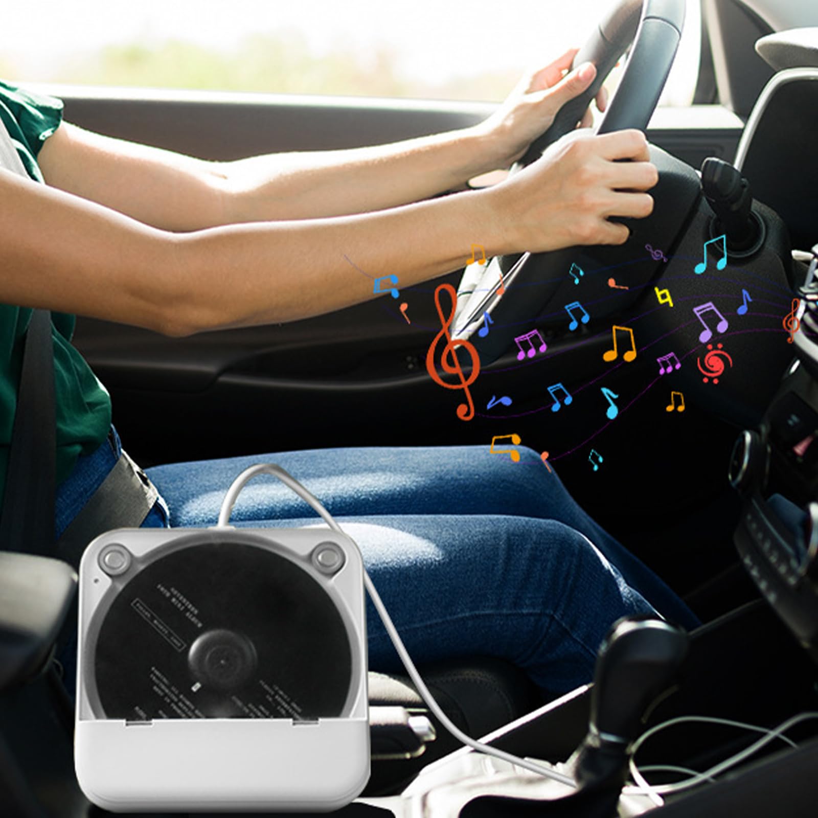 Lettore disco esterno leggero con semplice funzionalità plug and play per viaggi, pendolari quotidiani, lettore disco facile da trasportare per computer portatile