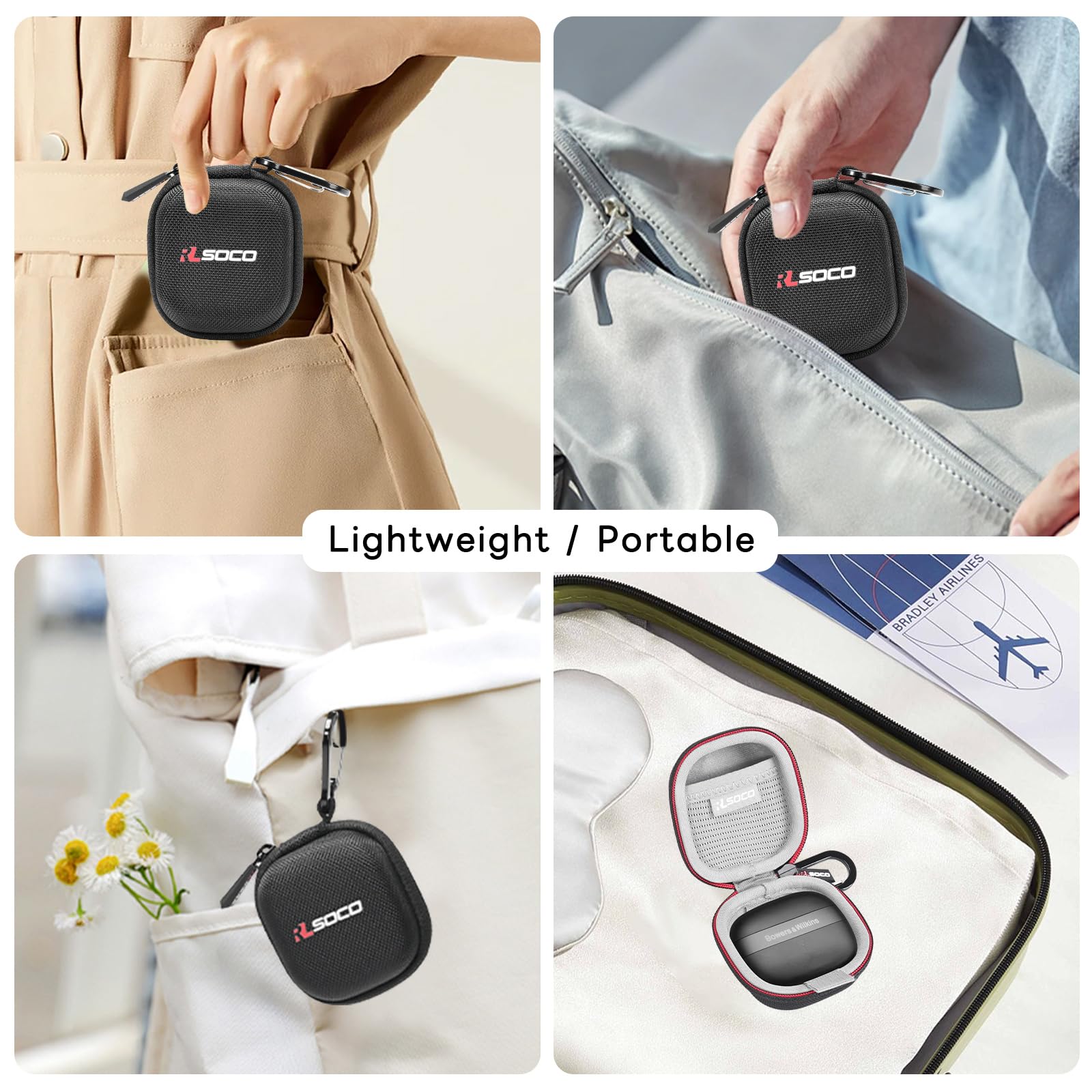 Amazon | For Bowers & Wilkins Pi8 ワイヤレスイヤホン用ハードケース