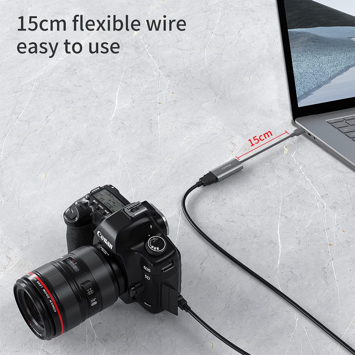 Cysslogy Capture Card 4k HDMI to USB 2.0 External Video Capture Device 1080P 30FPS Output for Streaming, Broadcasting, Gaming, Video Conference