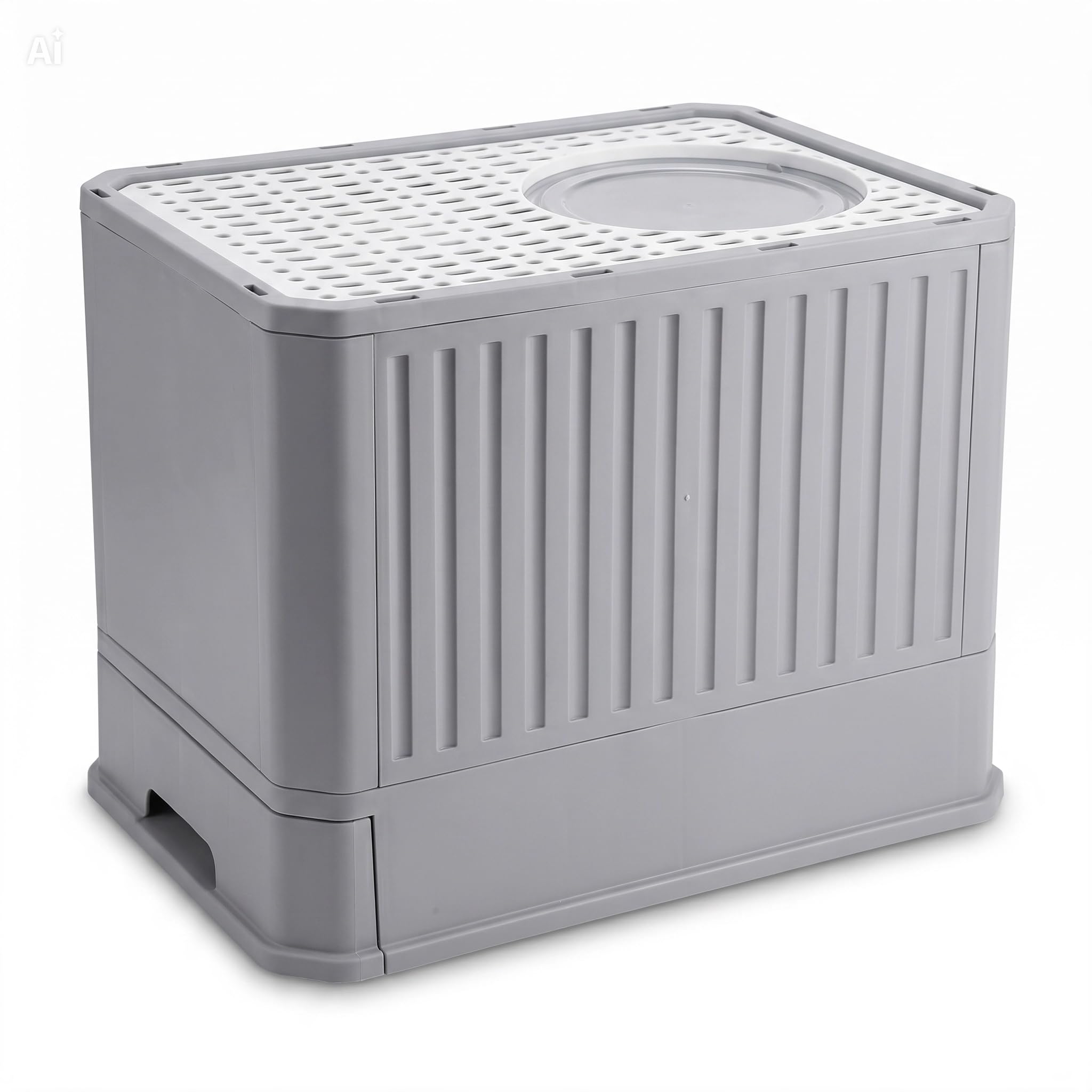 Arenero Gato Cerrado Premium – Sin Olores con Filtro de Carbón, Diseño Elegante, Bandeja Extraíble Fácil Limpieza, Incluye Pala – TruePetify