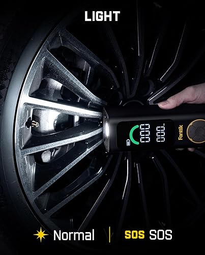 Miniatura 7 de Fanttik Inflador de neumáticos X10 Cross Compresor de aire portátil, bomba de aire de infladodesinflación rápida, inflador inalámbrico de 150 PSI