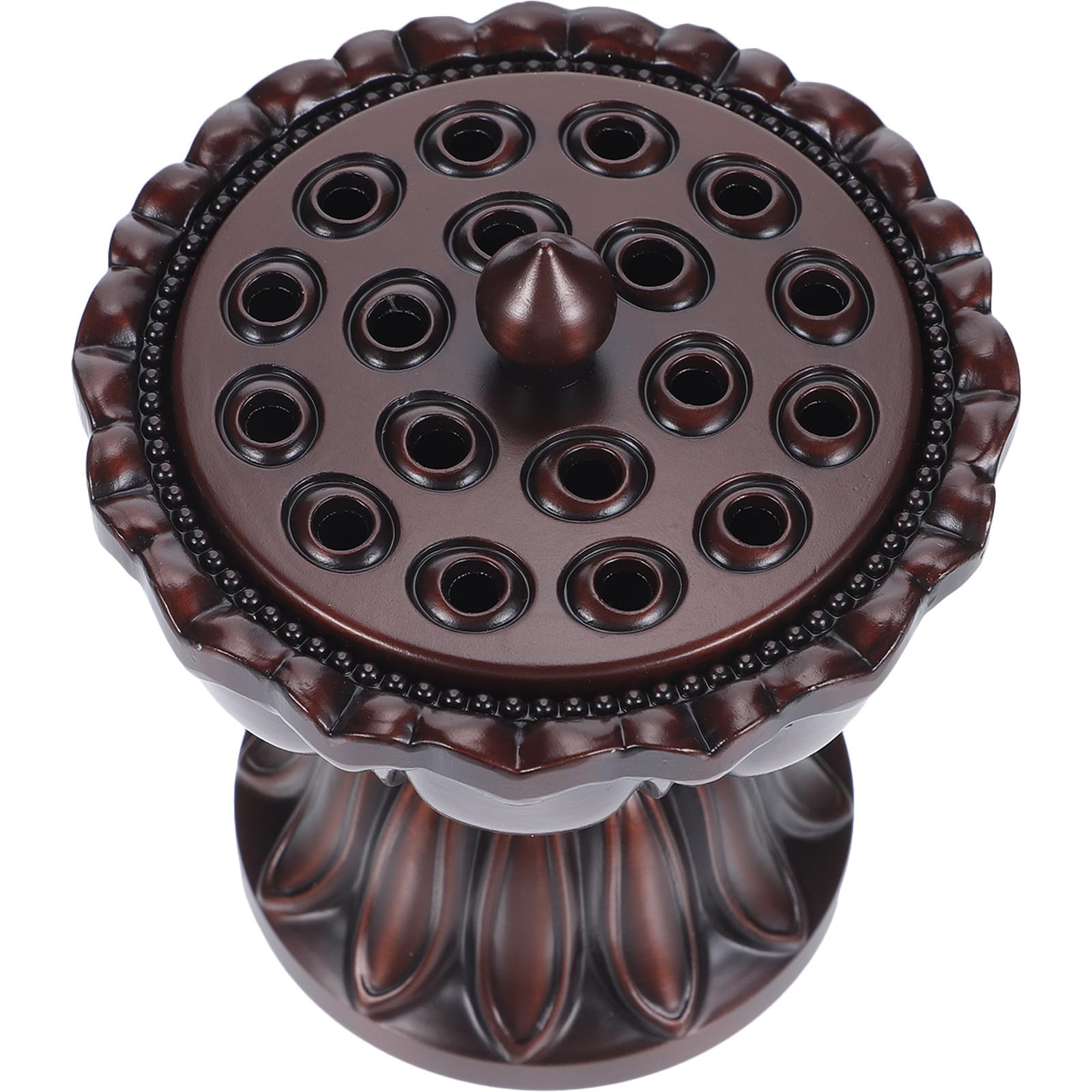 Brûleur de parfum lotus en alliage de zinc vintage de haute qualité