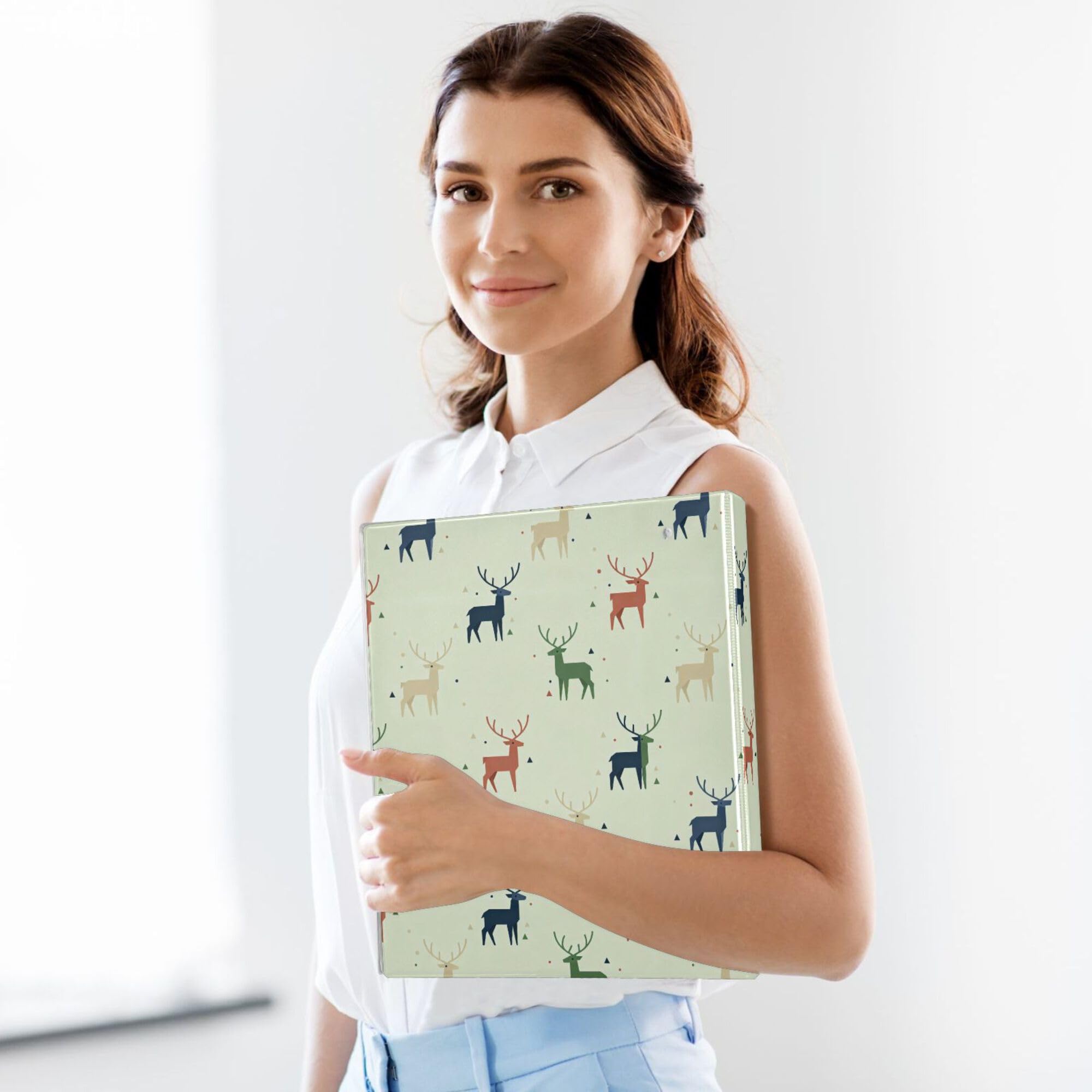 3 raccoglitori ad anelli da 1 5 pollici con tasche interne 1/2 confezione di raccoglitori per studenti universitari con copertina rigida
