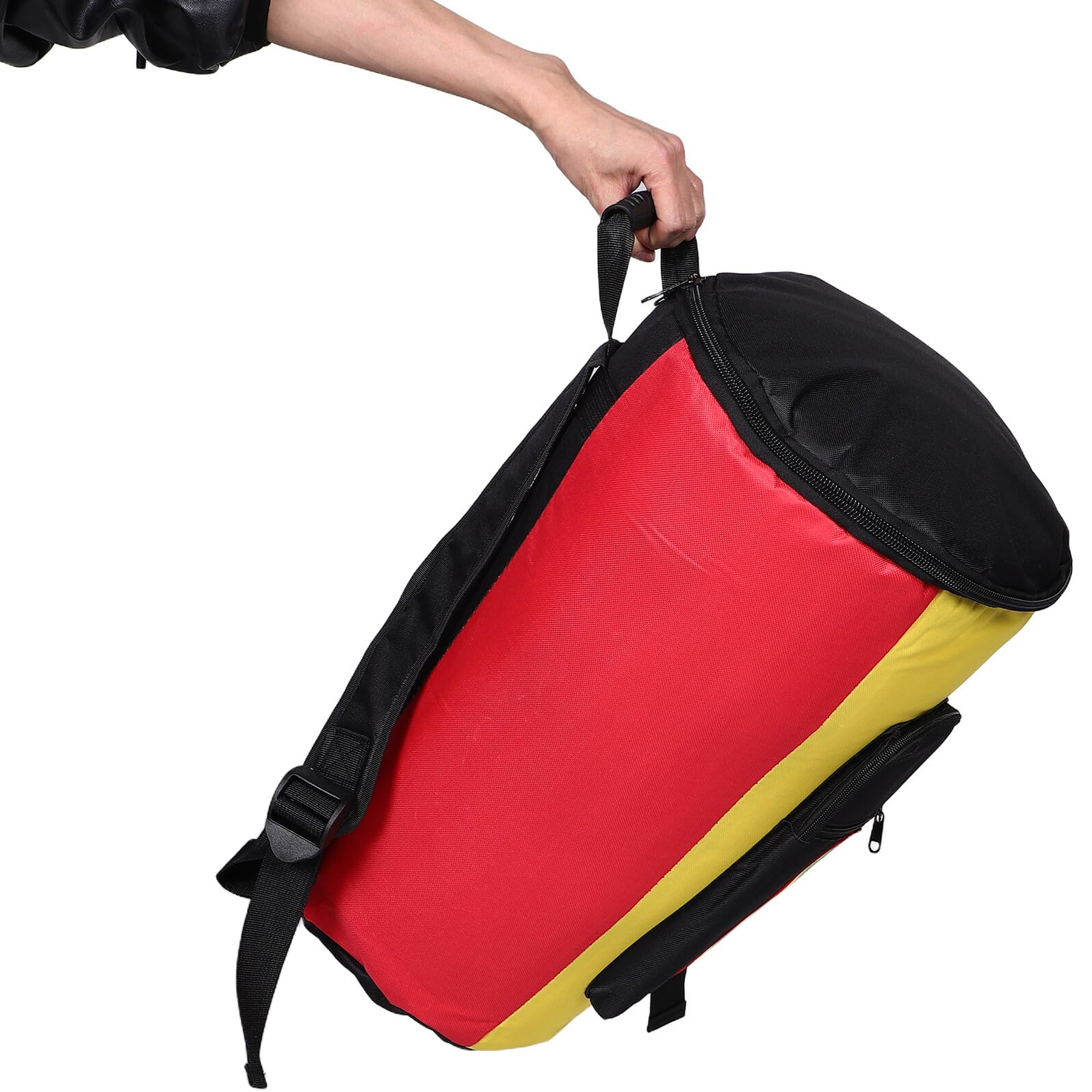 GALPADA Bolsa para Djembé Acolchada de 10 Pulgadas, Mochila para Instrumentos de Percusión con Correas Dobles, Tela Engrosada Resistente al Agua para Transporte y Protección
