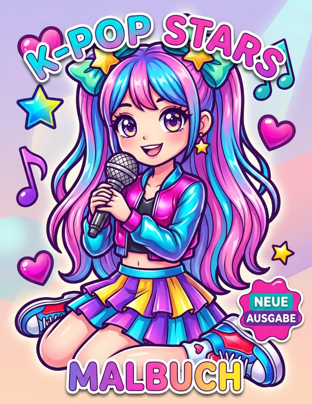 K-Pop Malbuch: Über 60 Süße Und Verspielte Figuren Zum Ausmalen Für Kinder, Jugendliche Und Fans Von Moderner Popkultur