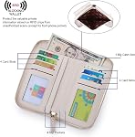 S-ZONE PU Cuir RFID Blocage Crossbody Cell Phone Bag pour les femmes Wallet Purse