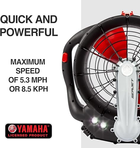 Miniatura 3 de Yamaha Seascooter SeaJet - SeaScooter de buceo submarino, rotor rápido y potente con control de 3 velocidades, compacto y fácil de usar, negrorojo