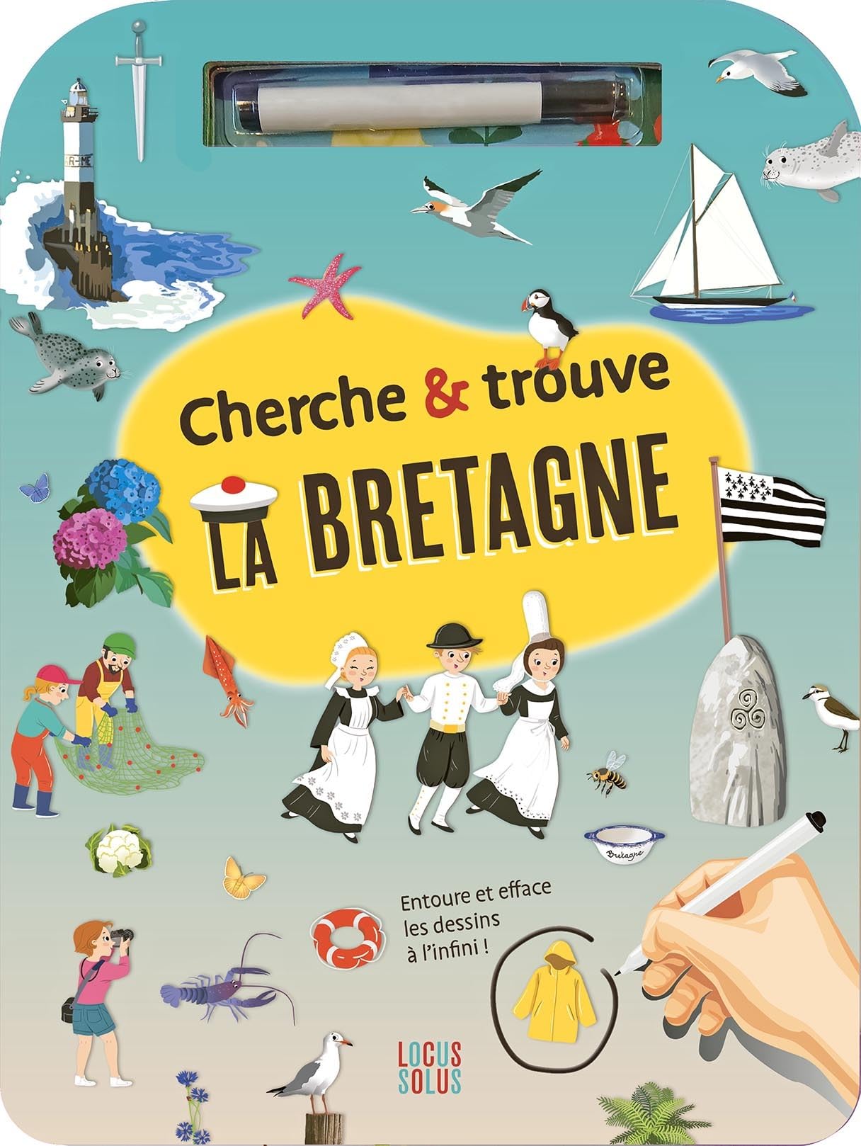 Cherche & trouve La Bretagne: Avec 1 feutre effaçable